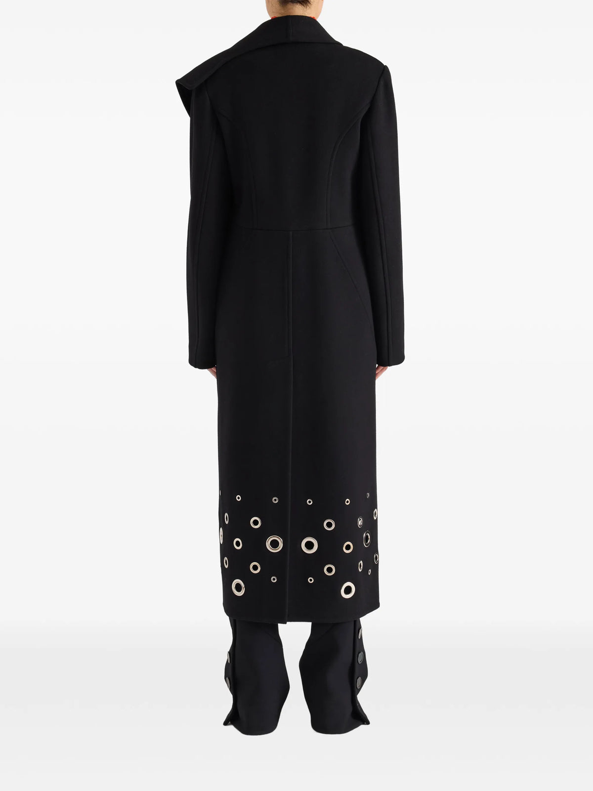 Alix coat in compact melton wool