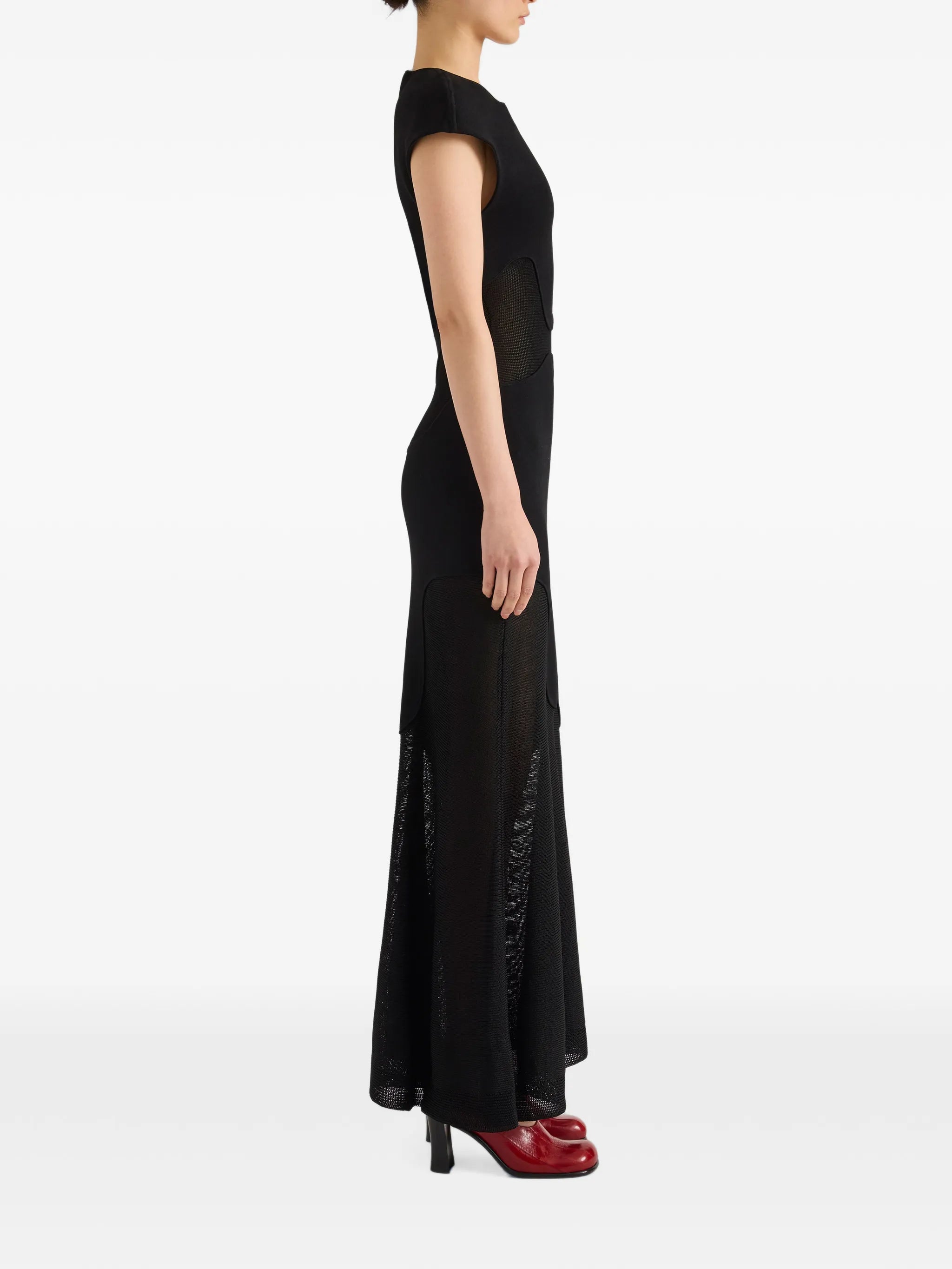 Maissa dress in compact stretch viscose
