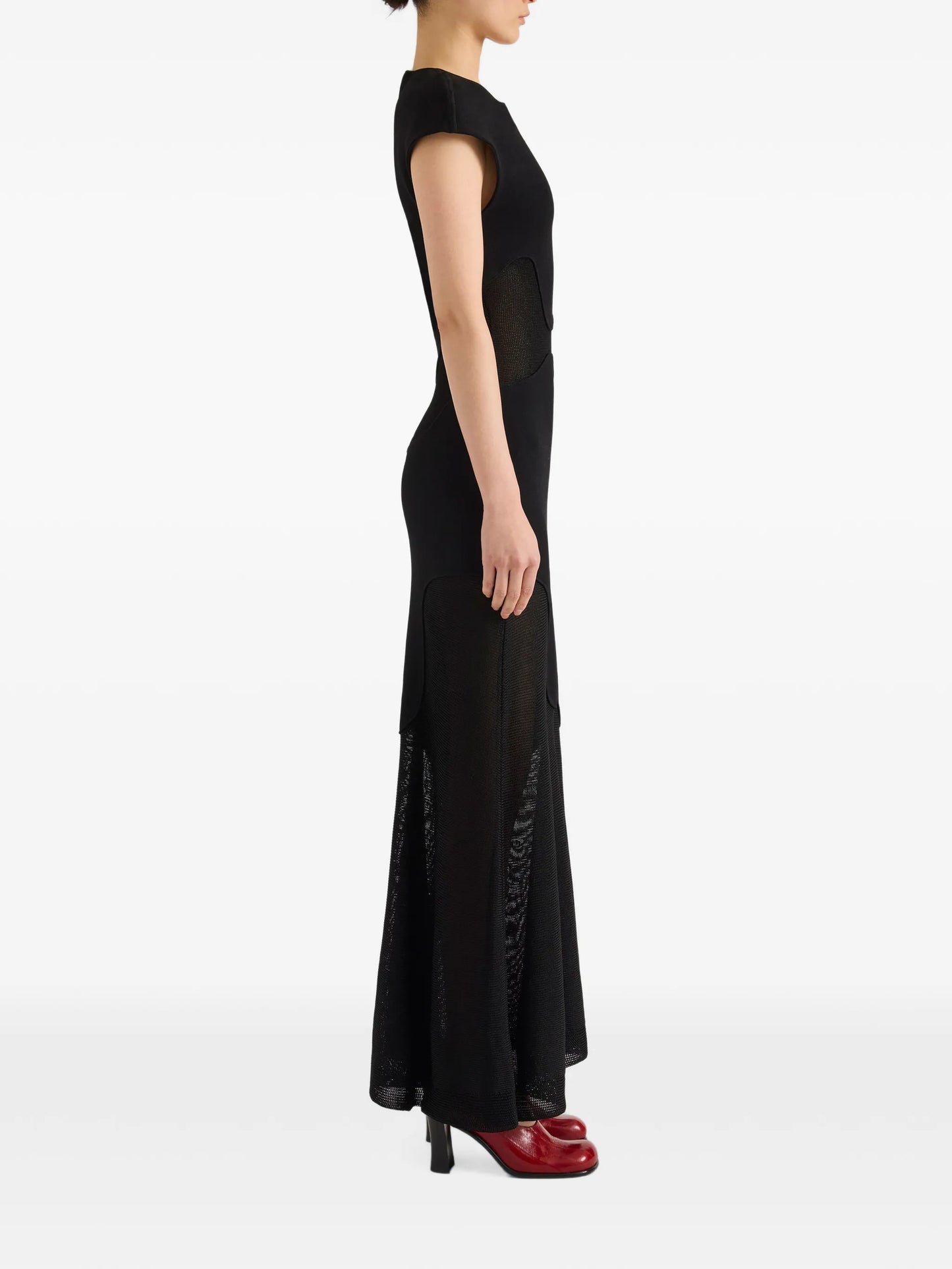 Maissa dress in compact stretch viscose