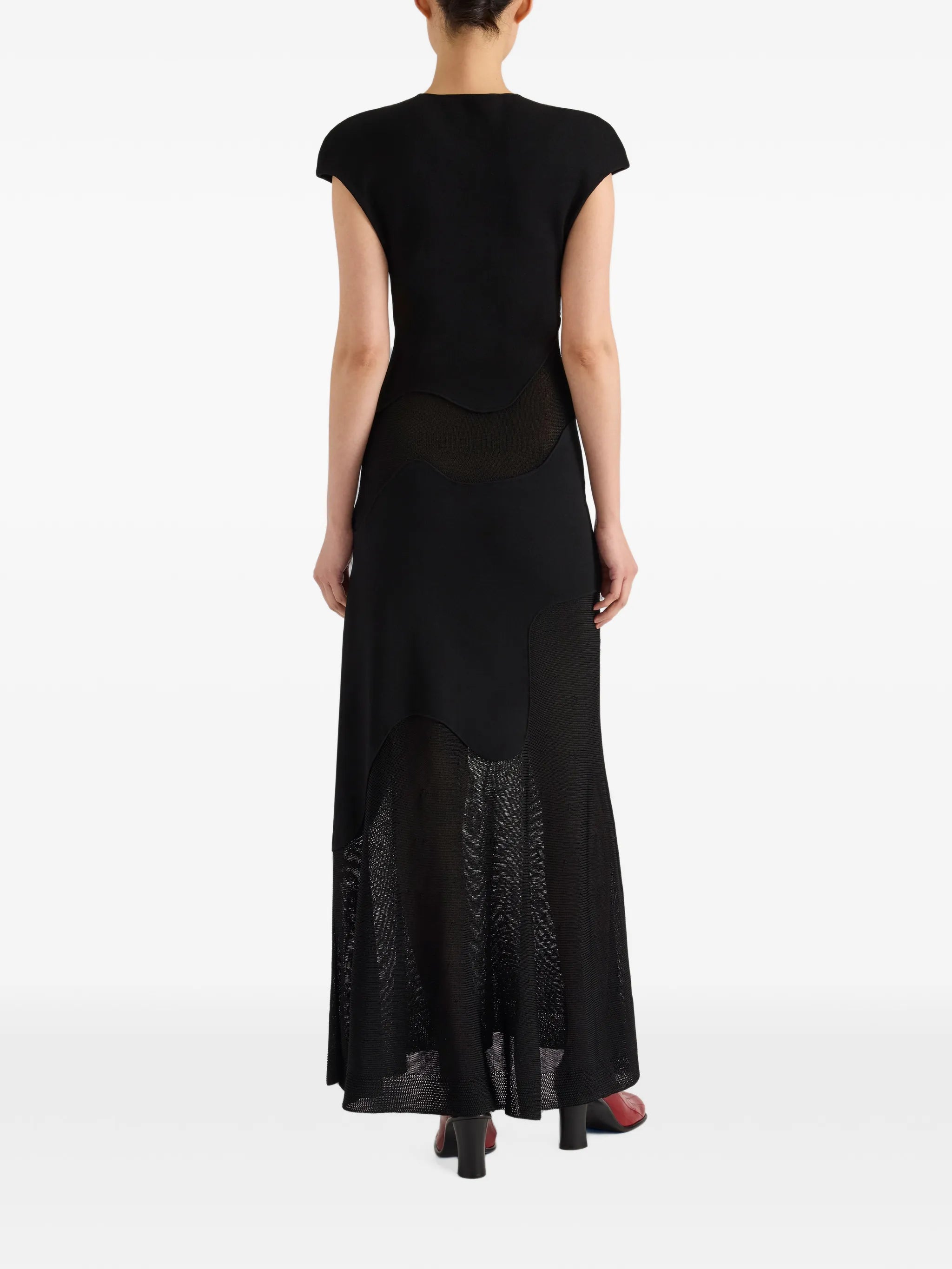 Maissa dress in compact stretch viscose