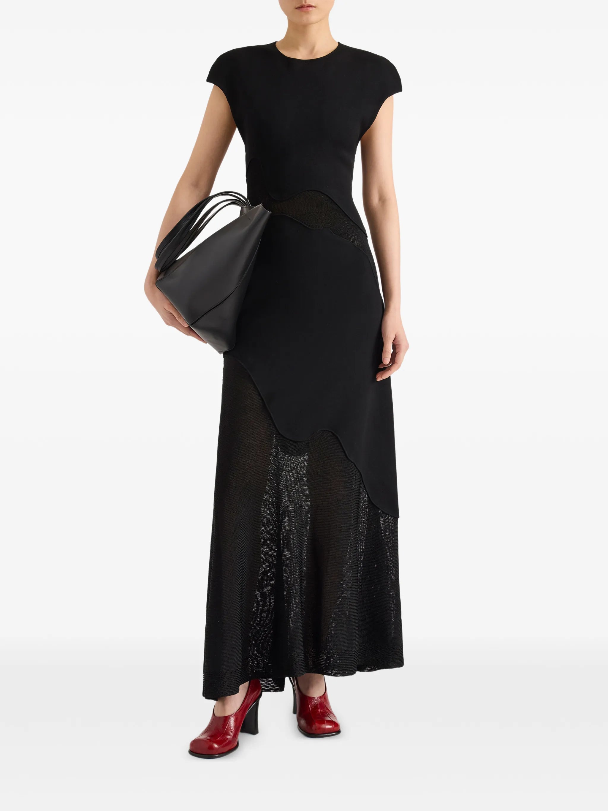 Maissa dress in compact stretch viscose