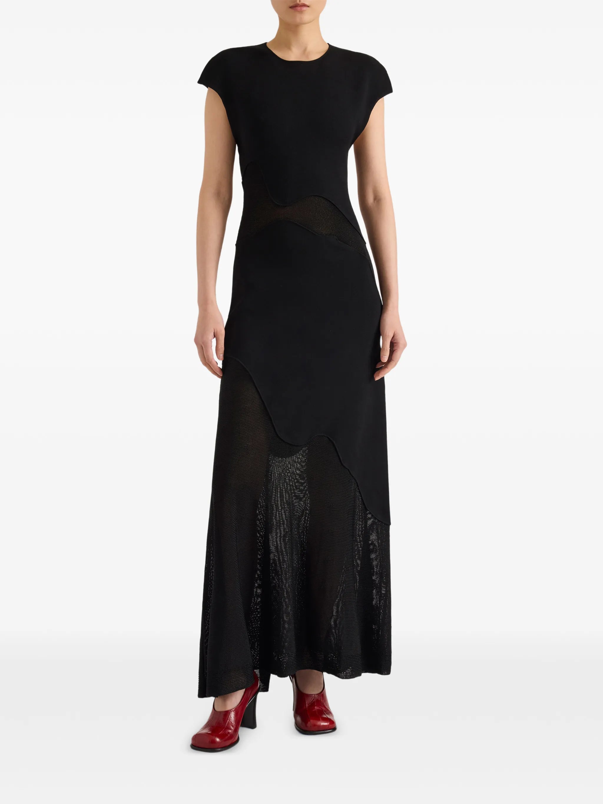 Maissa dress in compact stretch viscose