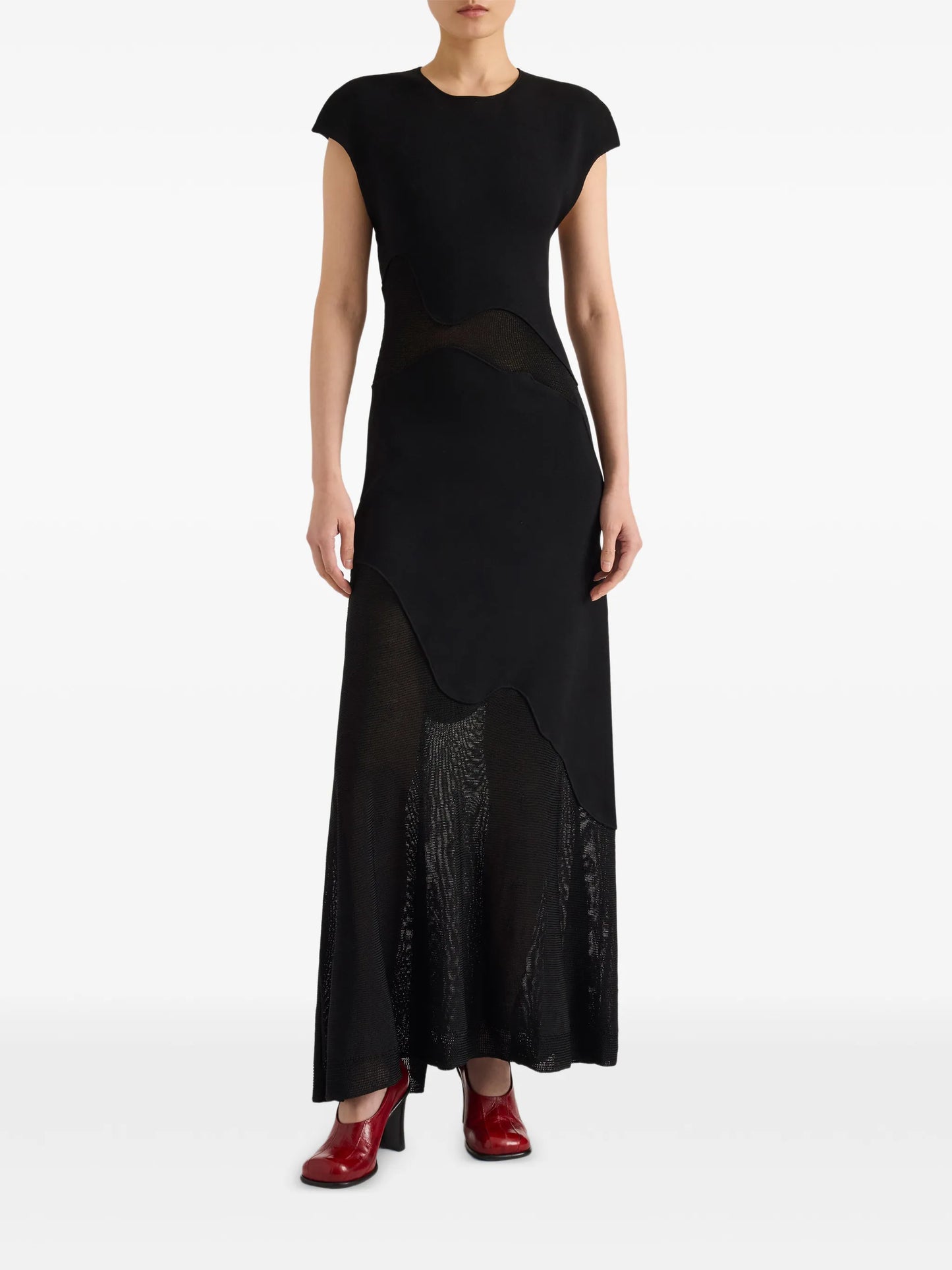 Maissa dress in compact stretch viscose