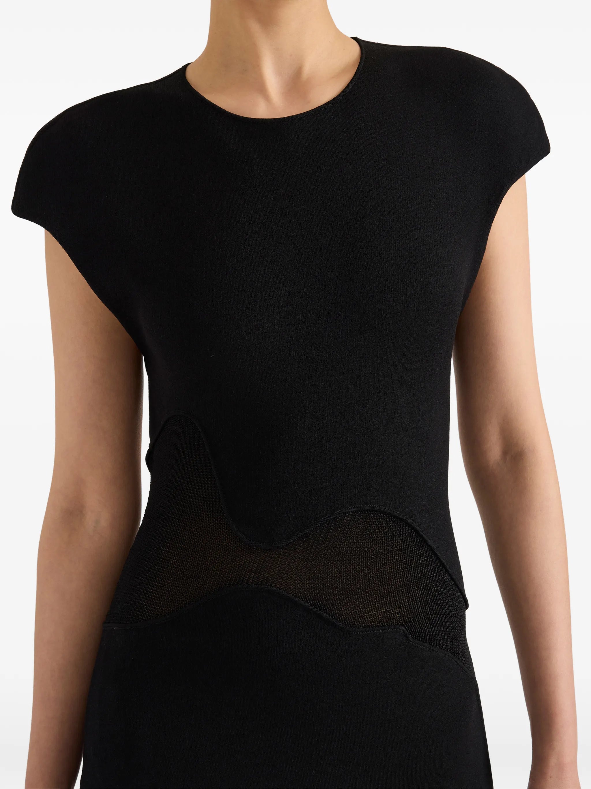 Maissa dress in compact stretch viscose