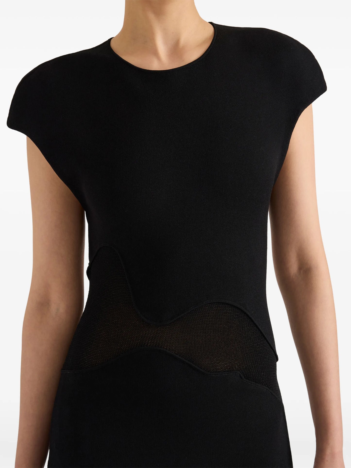 Maissa dress in compact stretch viscose