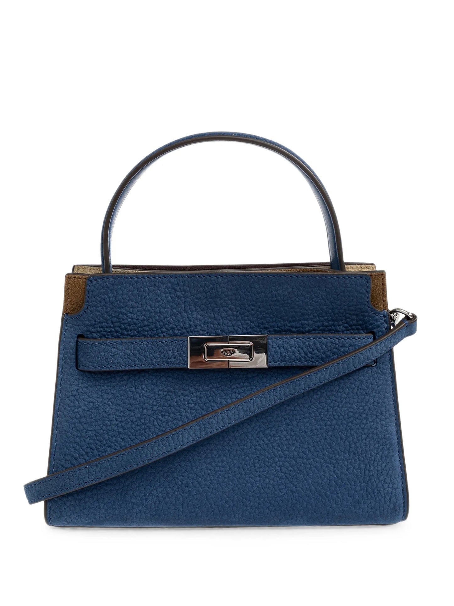 petite Lee Radziwill nubuck double bag