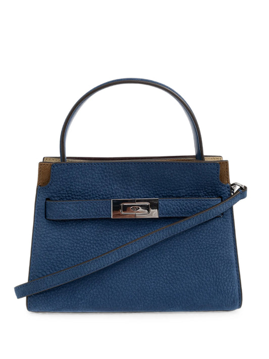 petite Lee Radziwill nubuck double bag