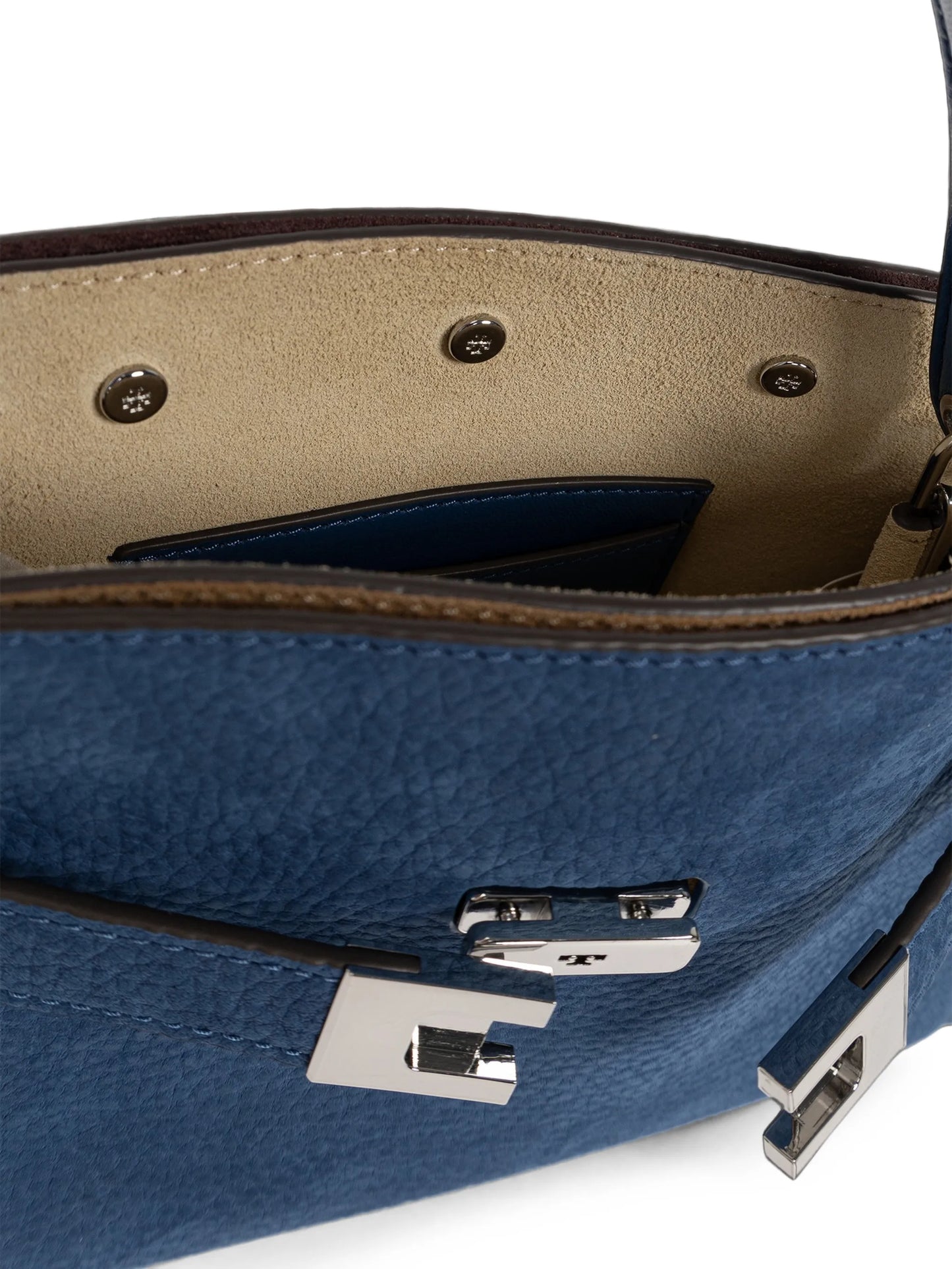 petite Lee Radziwill nubuck double bag