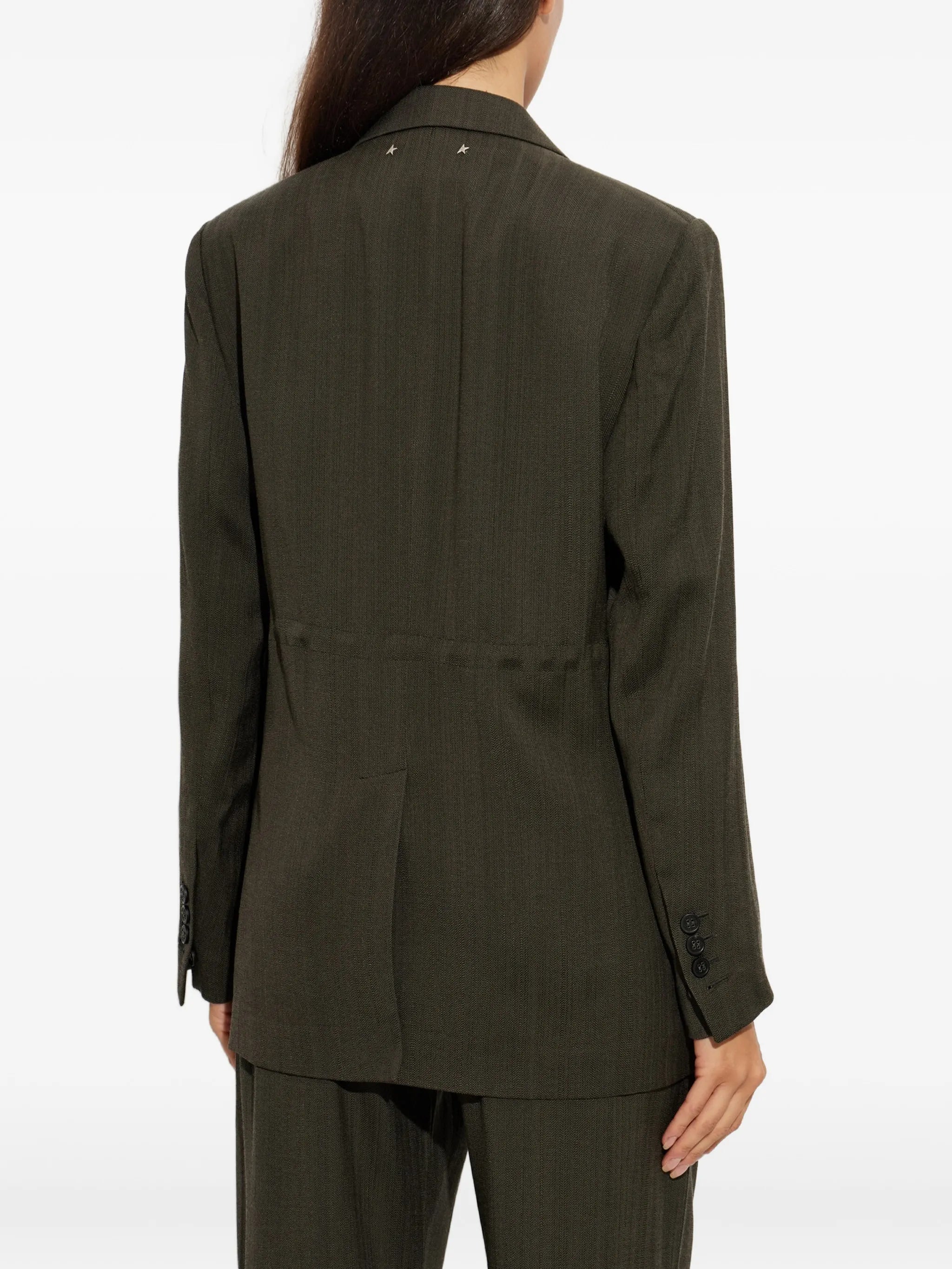 double-breasted blazer