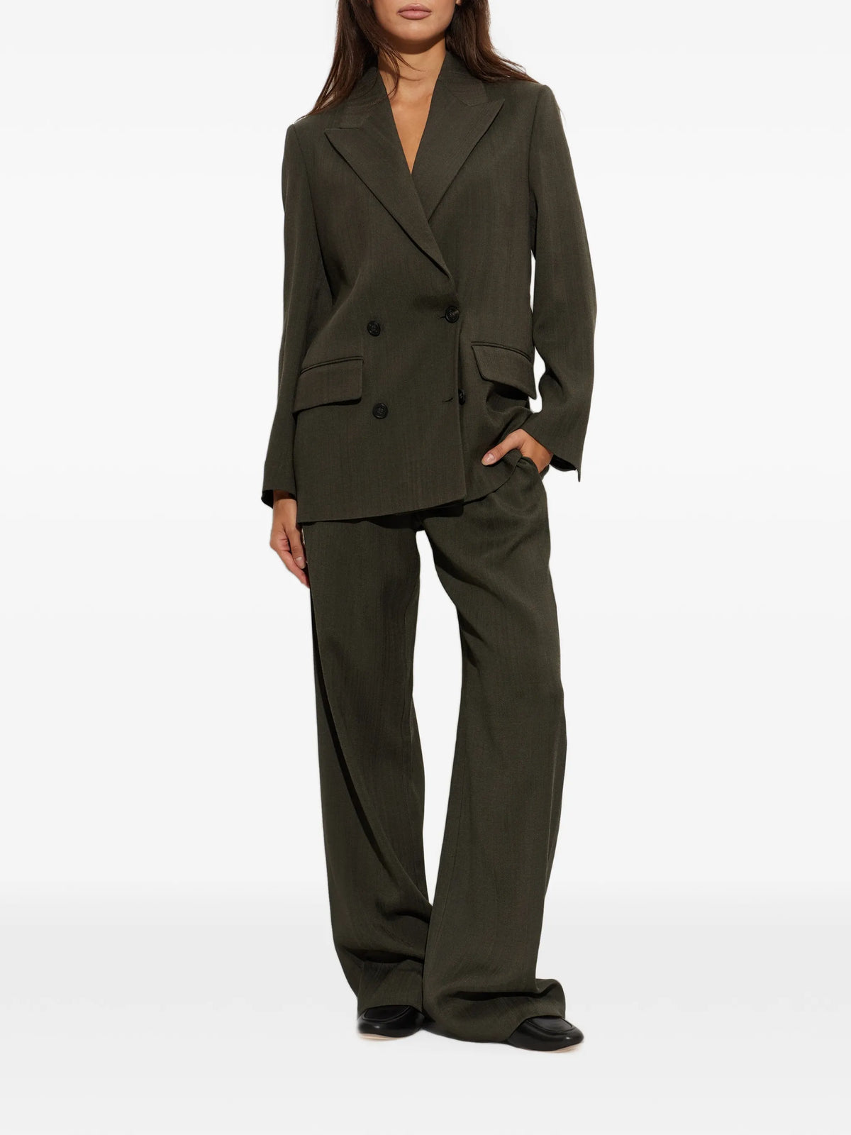 double-breasted blazer