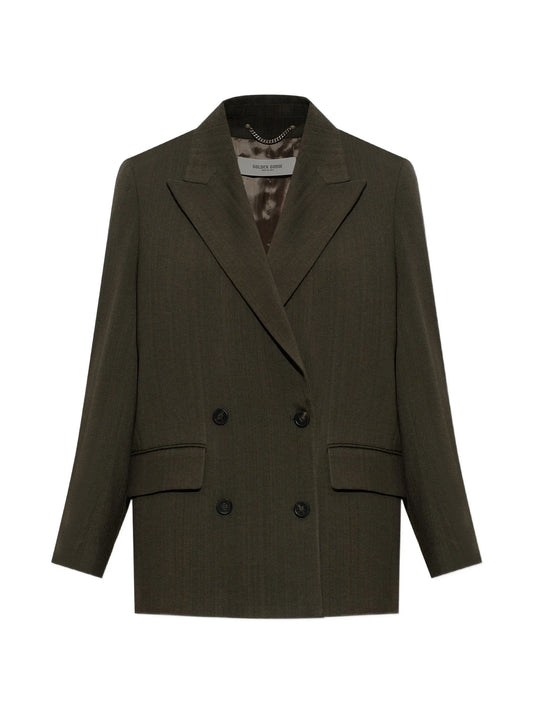 double-breasted blazer