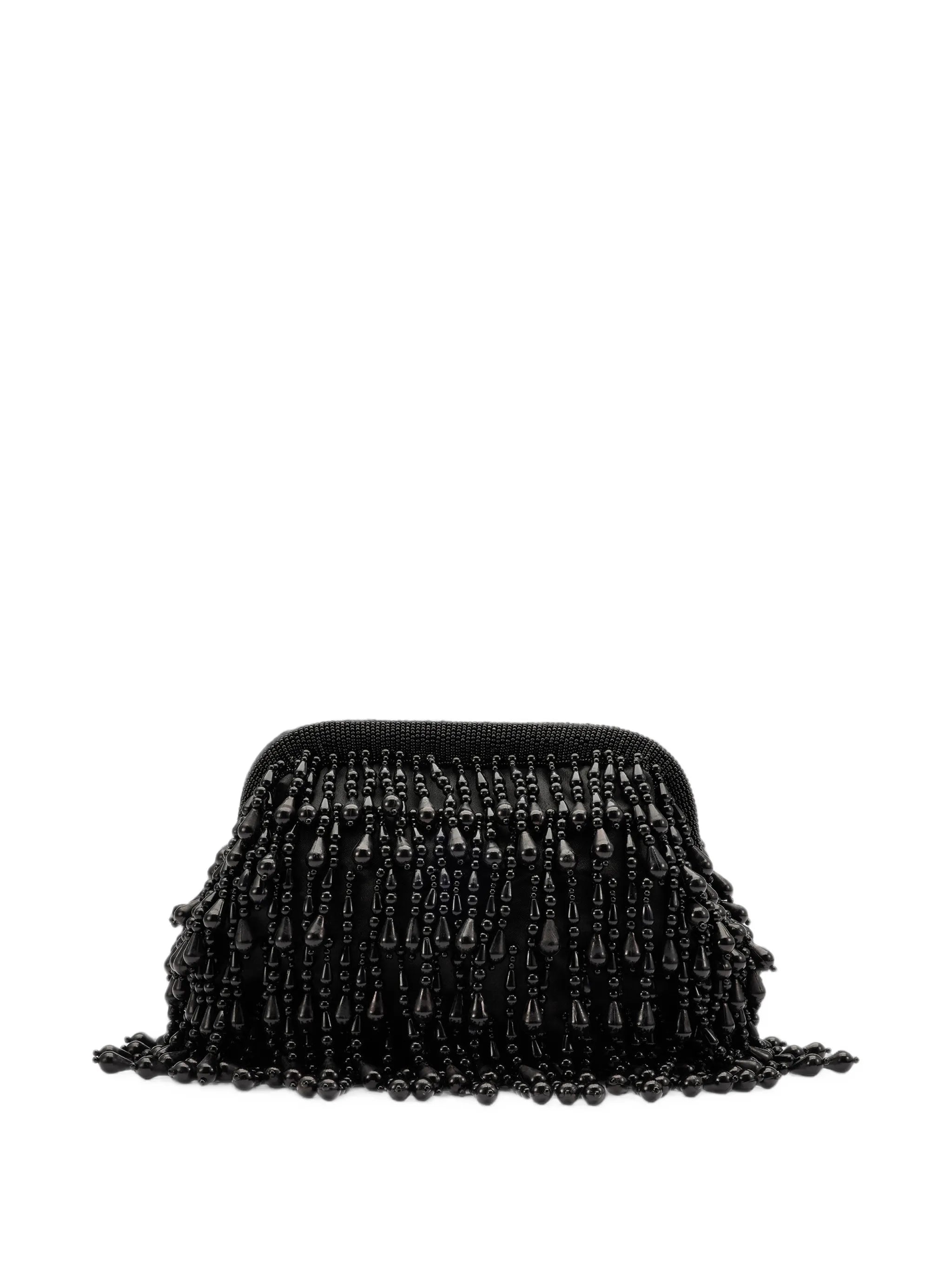 beaded drop clutch bag