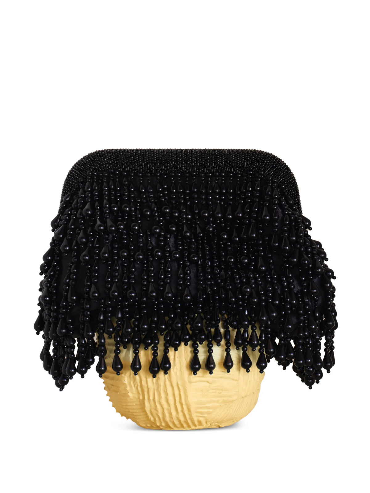 beaded drop clutch bag