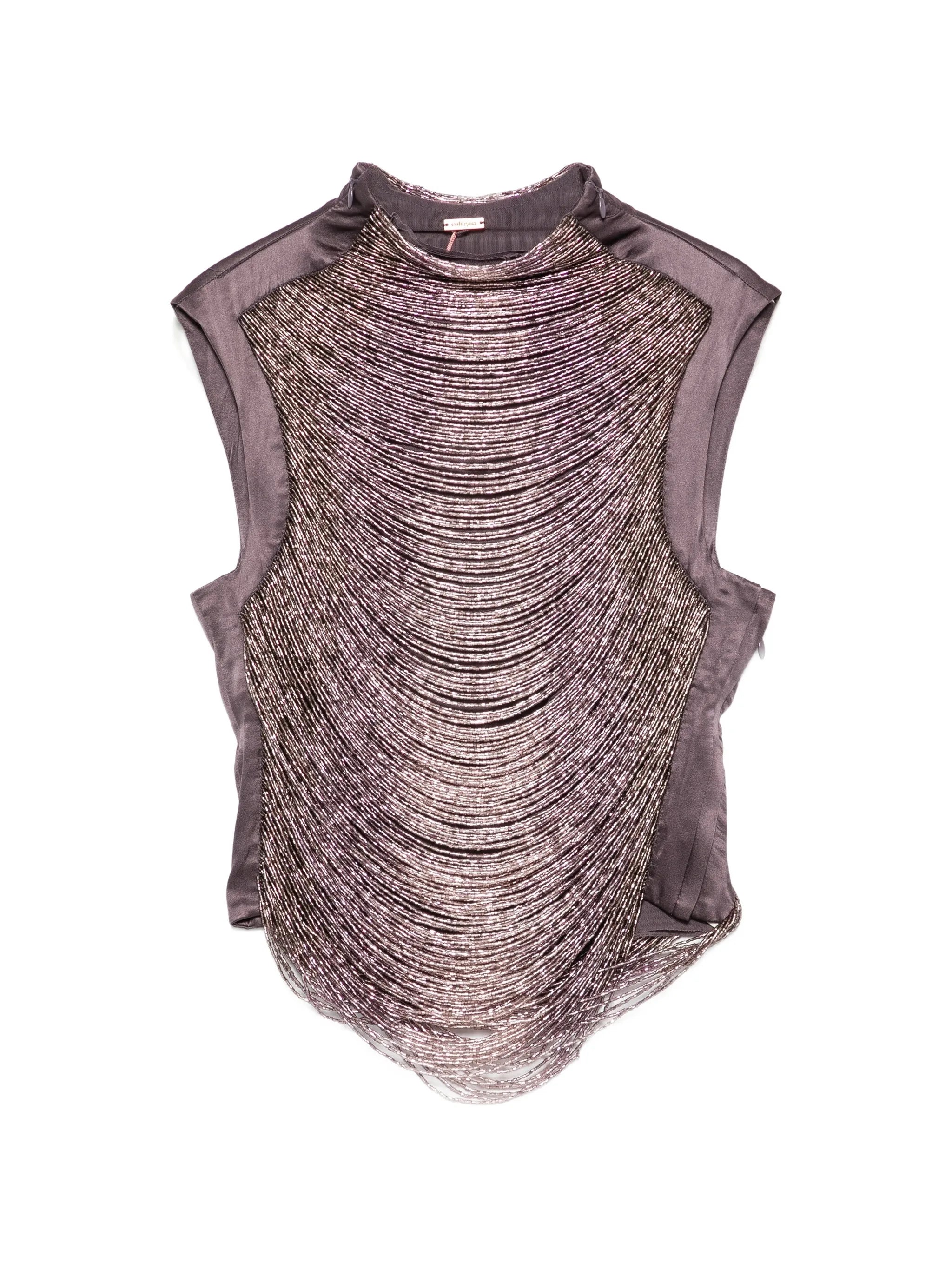 Taraji beaded top