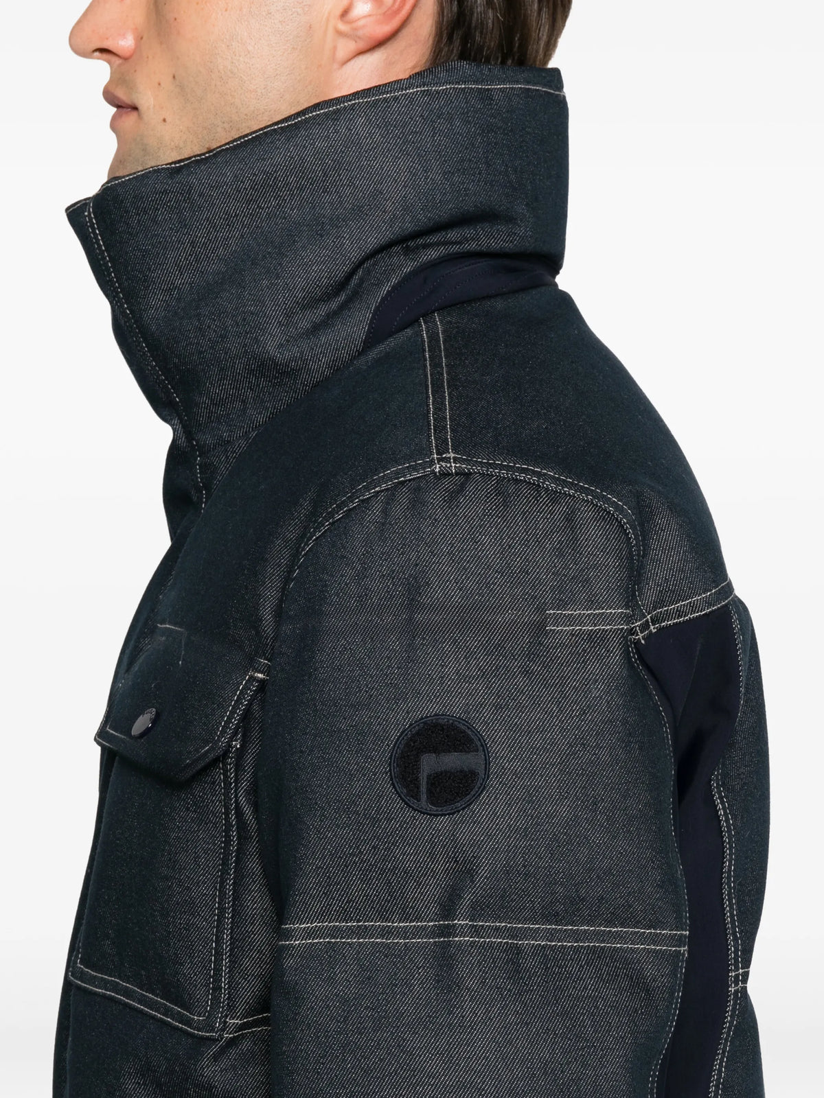 Carlo denim padded jacket