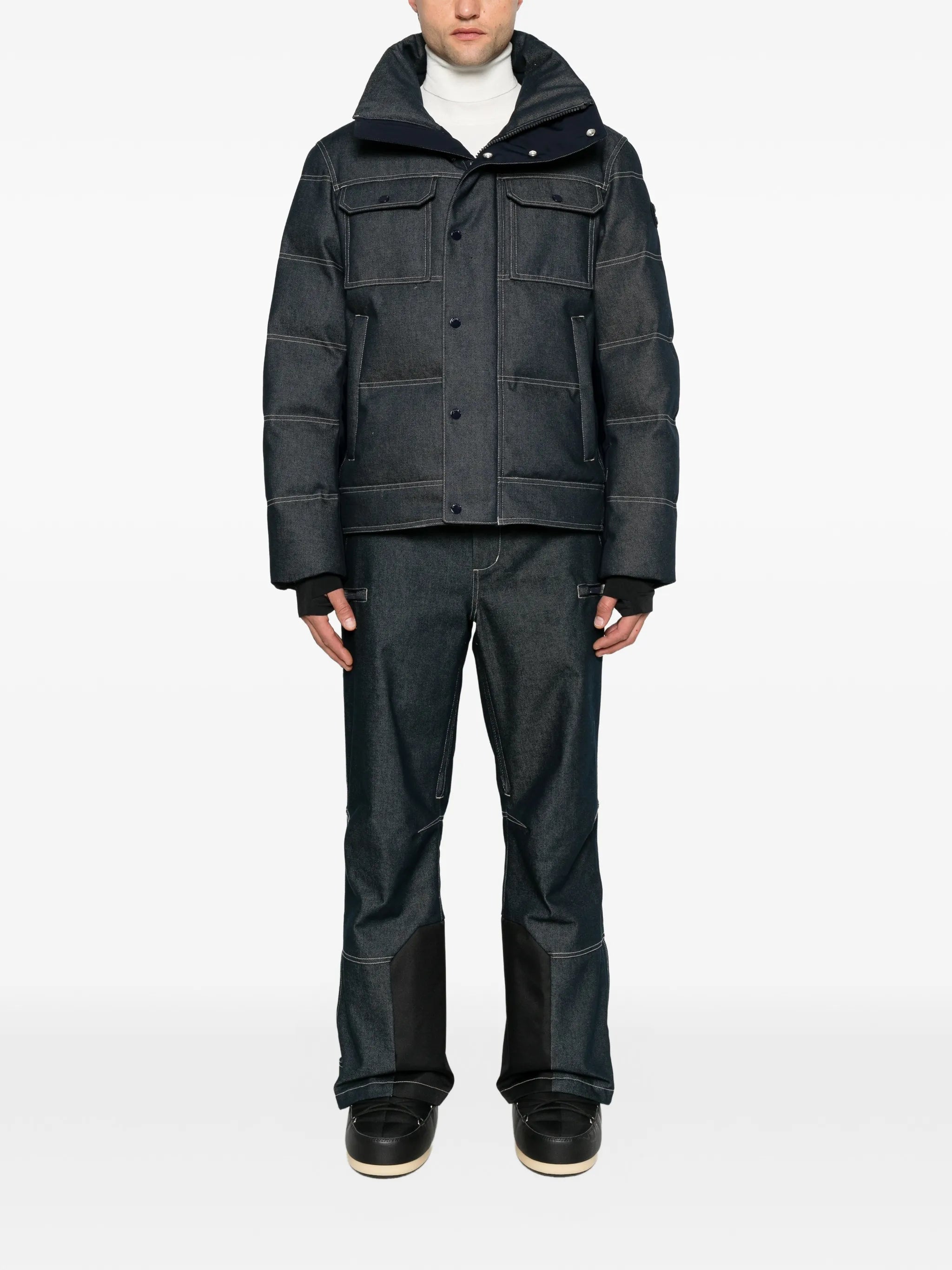 Carlo denim padded jacket