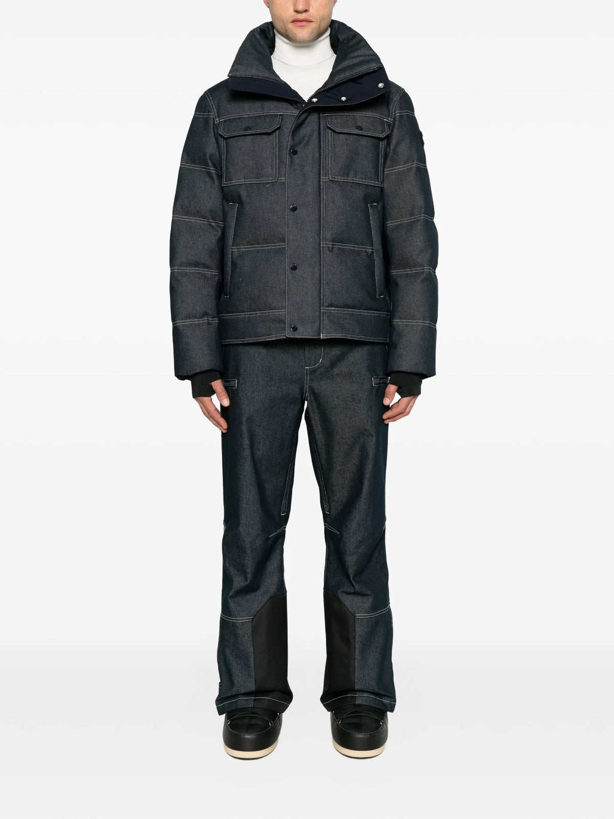Carlo denim padded jacket