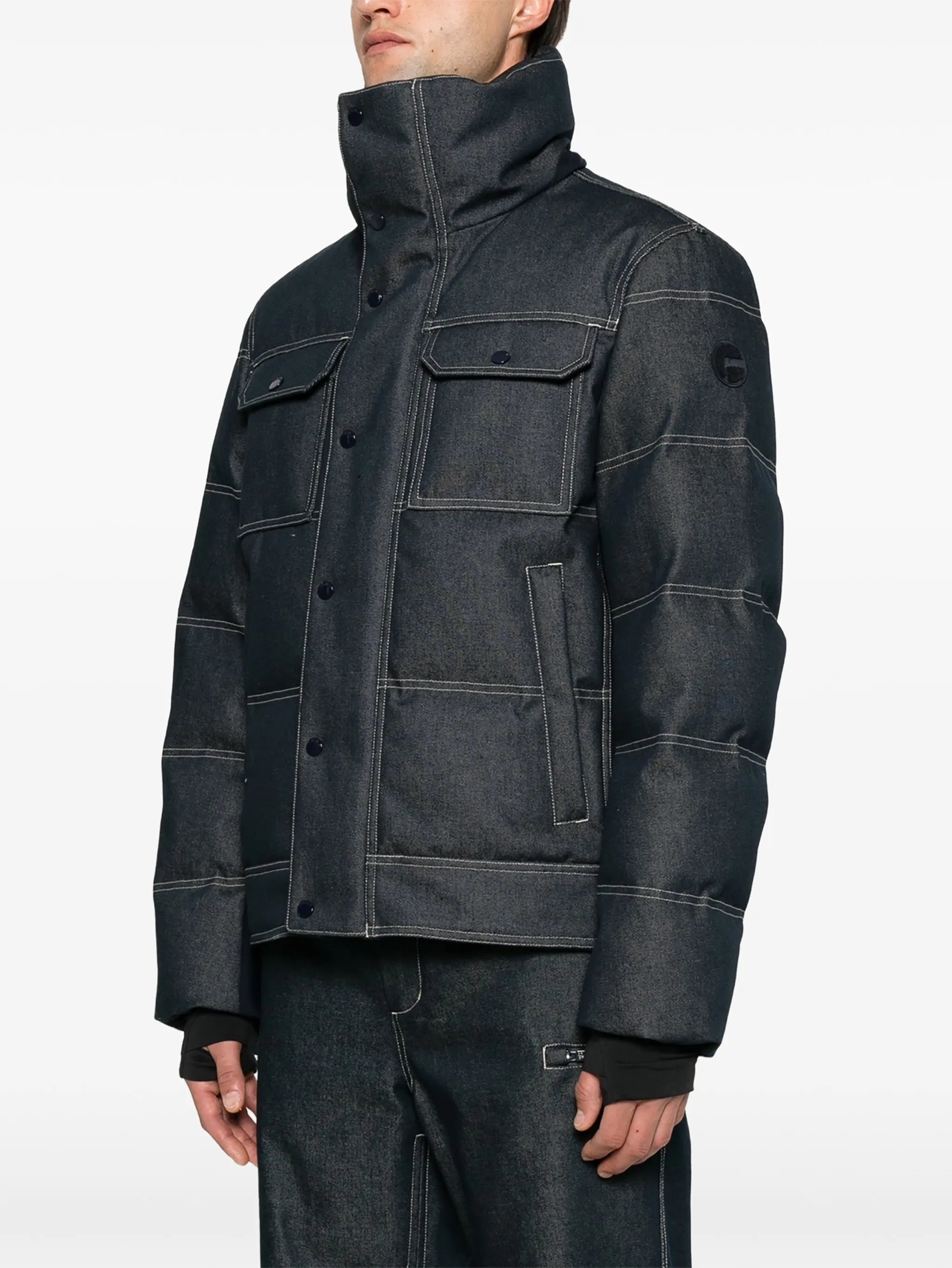 Carlo denim padded jacket