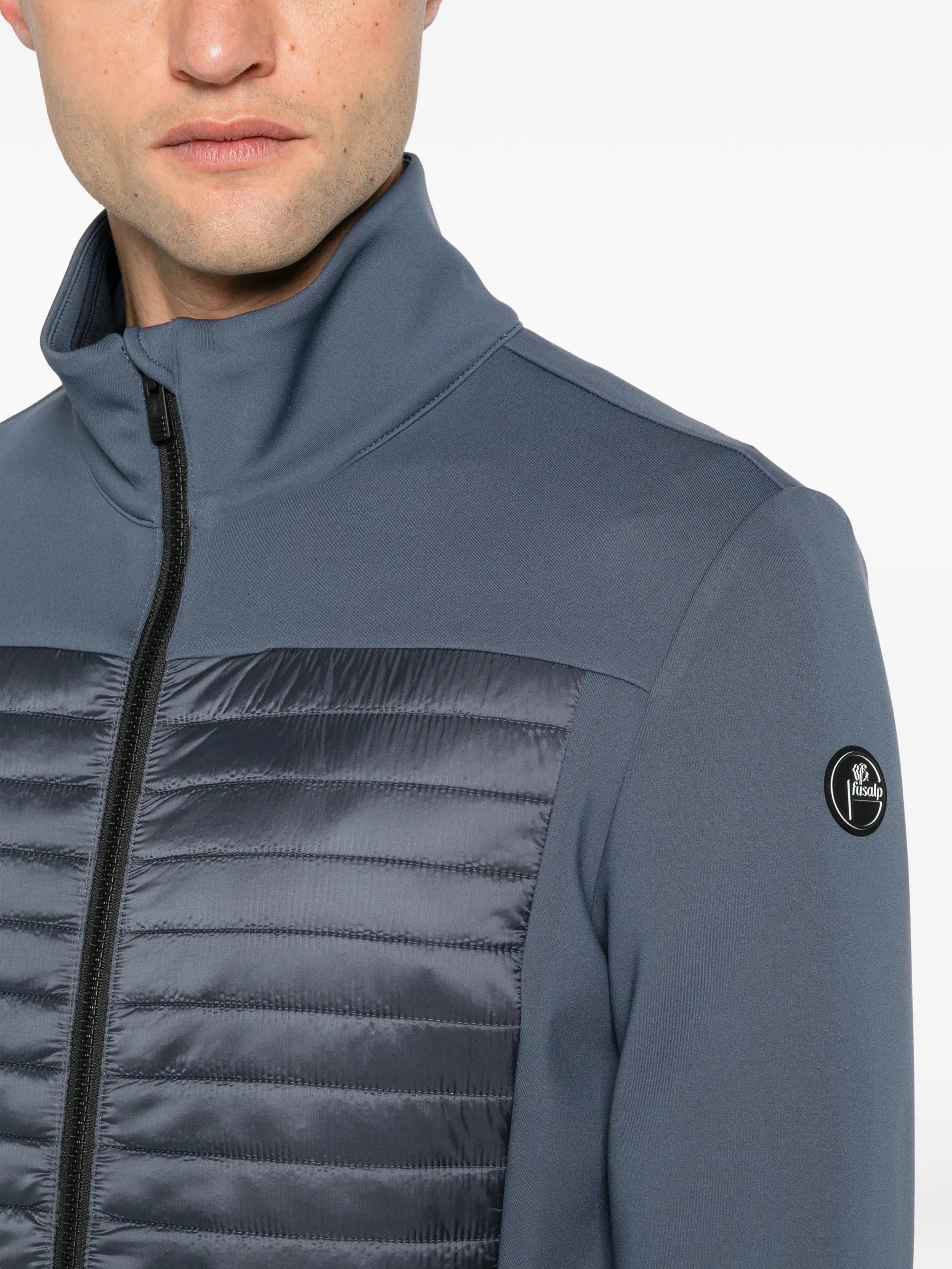 Aspon II quilted-panel sweatshirt