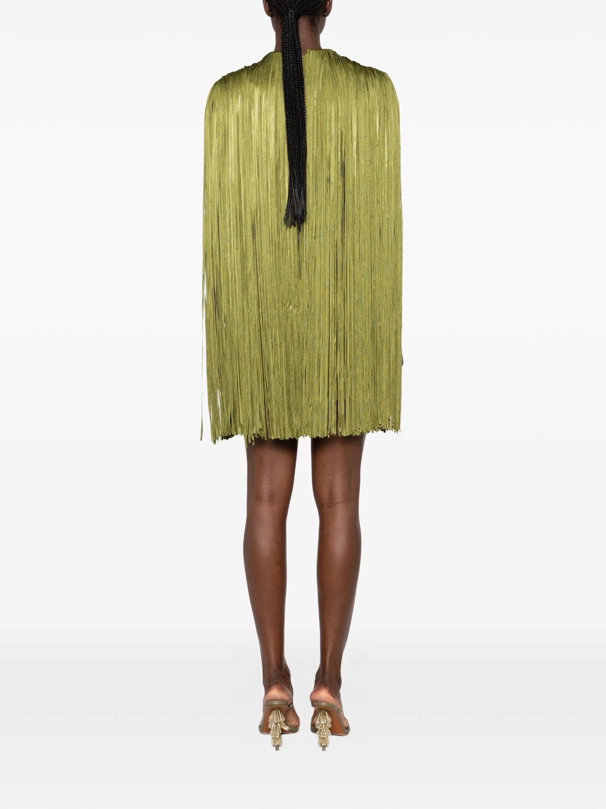 Monica fringe-embellished mini dress