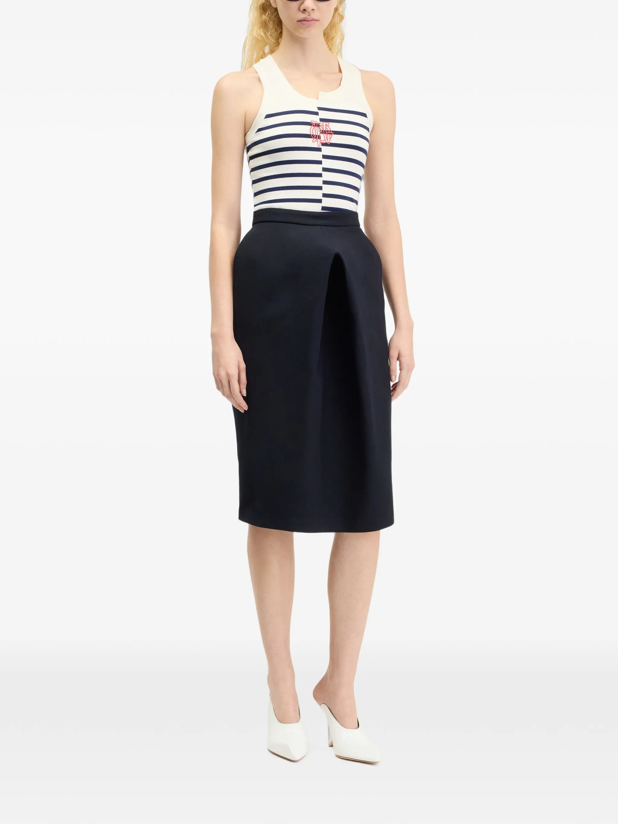 asymmetric tank top