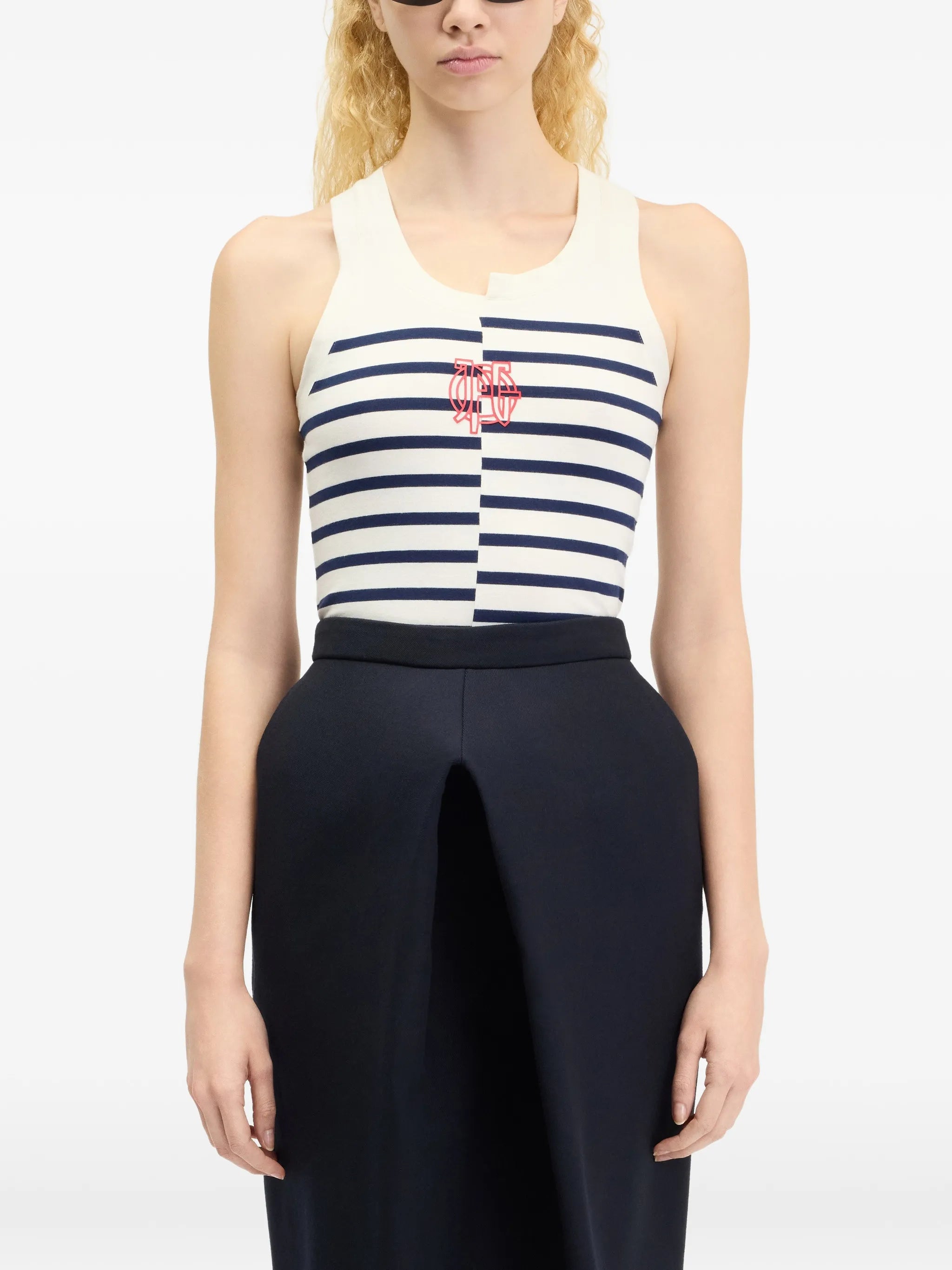 asymmetric tank top