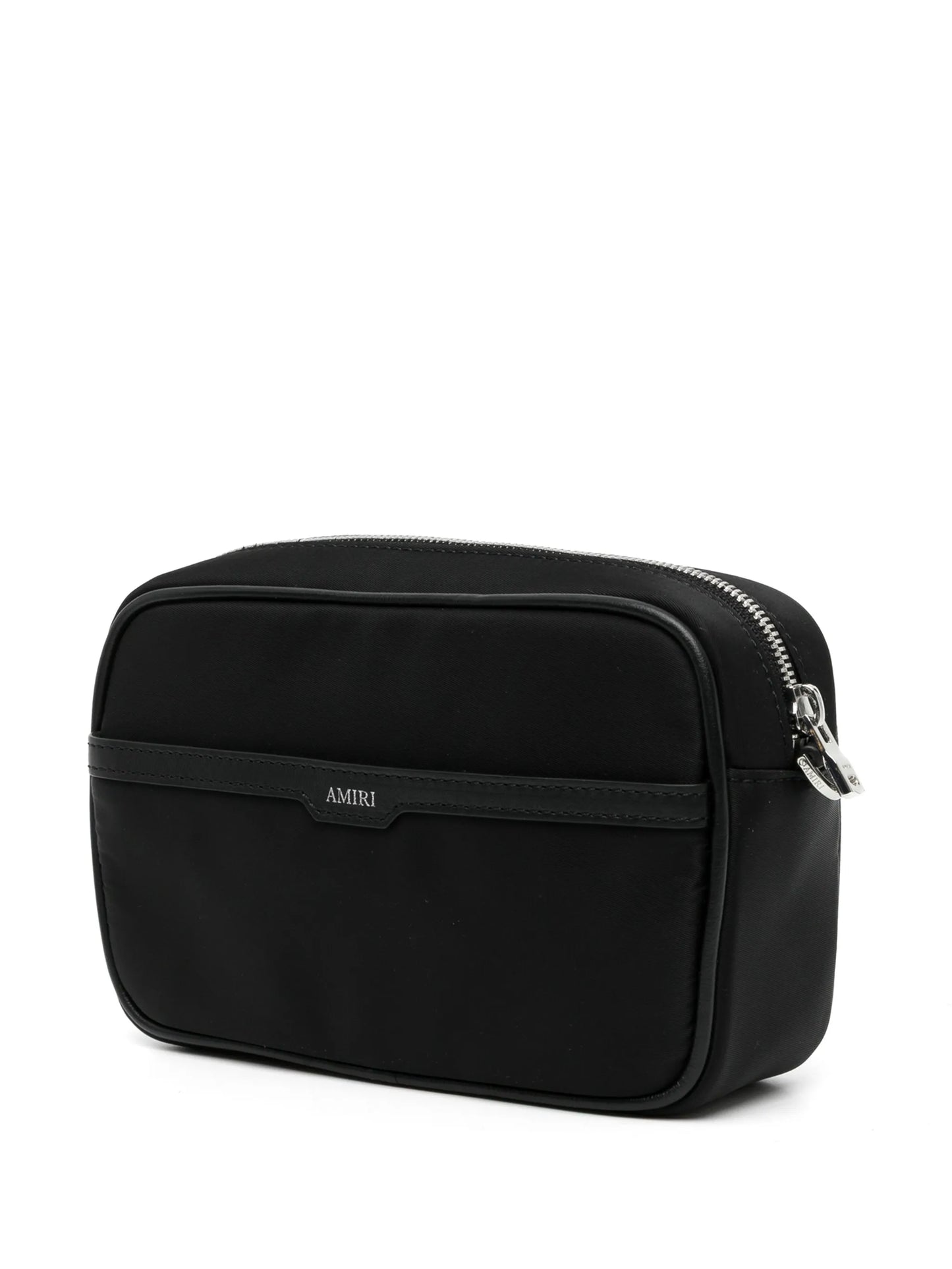 logo-embroidered camera bag