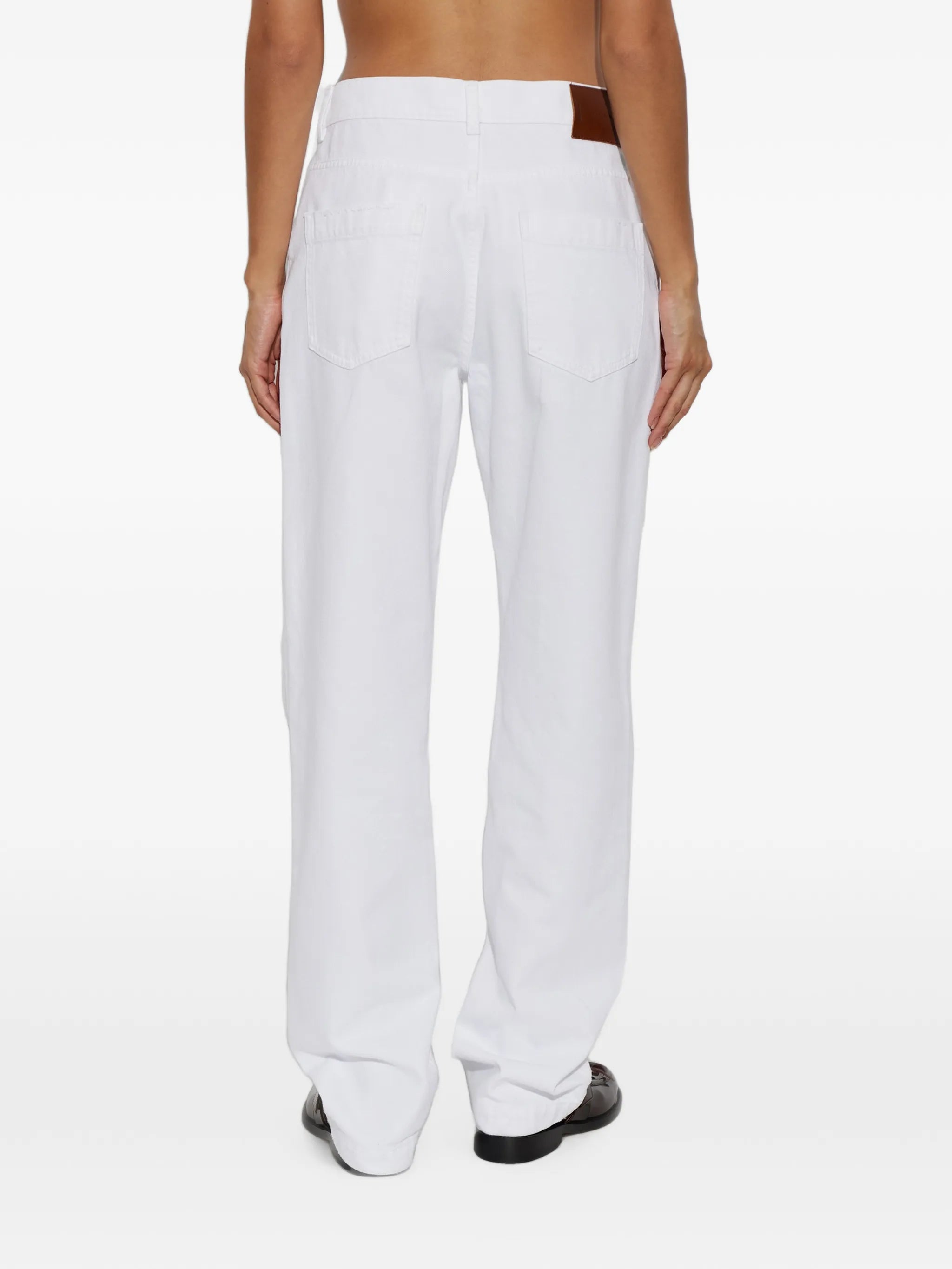 straight-leg jeans