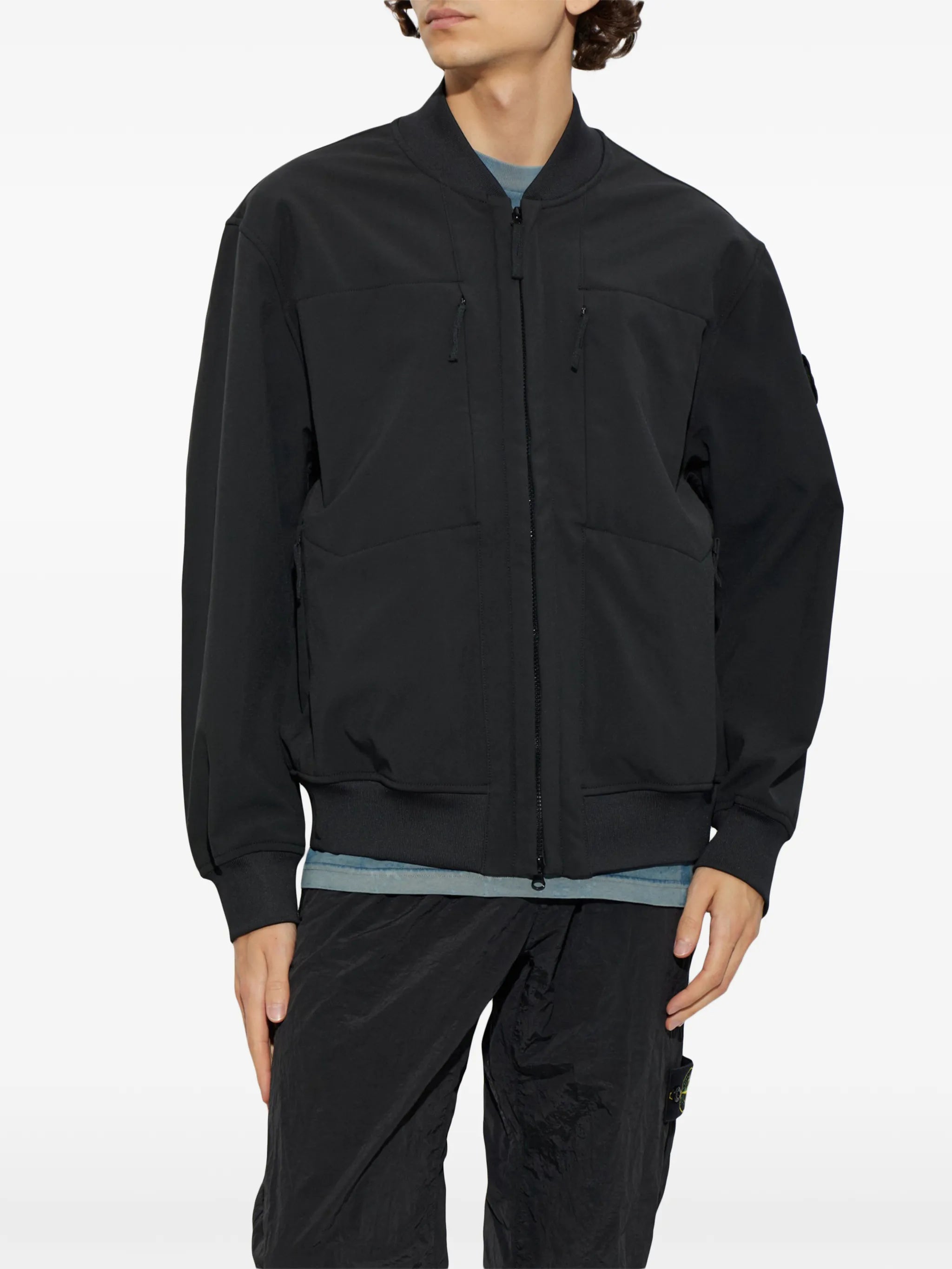 Q100006 Soft Shell-R_E.DYE® technology bomber jacket