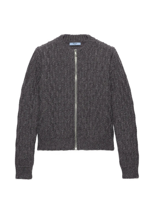wool and alpaca cardigan