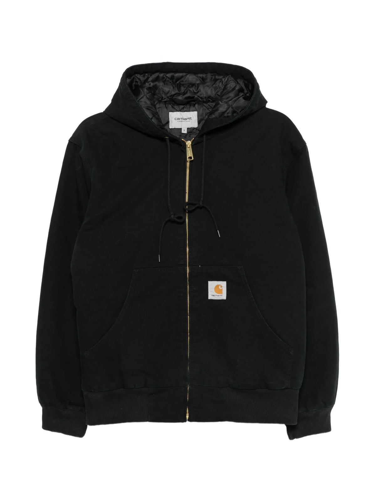 OG Active logo-patch hooded jacket