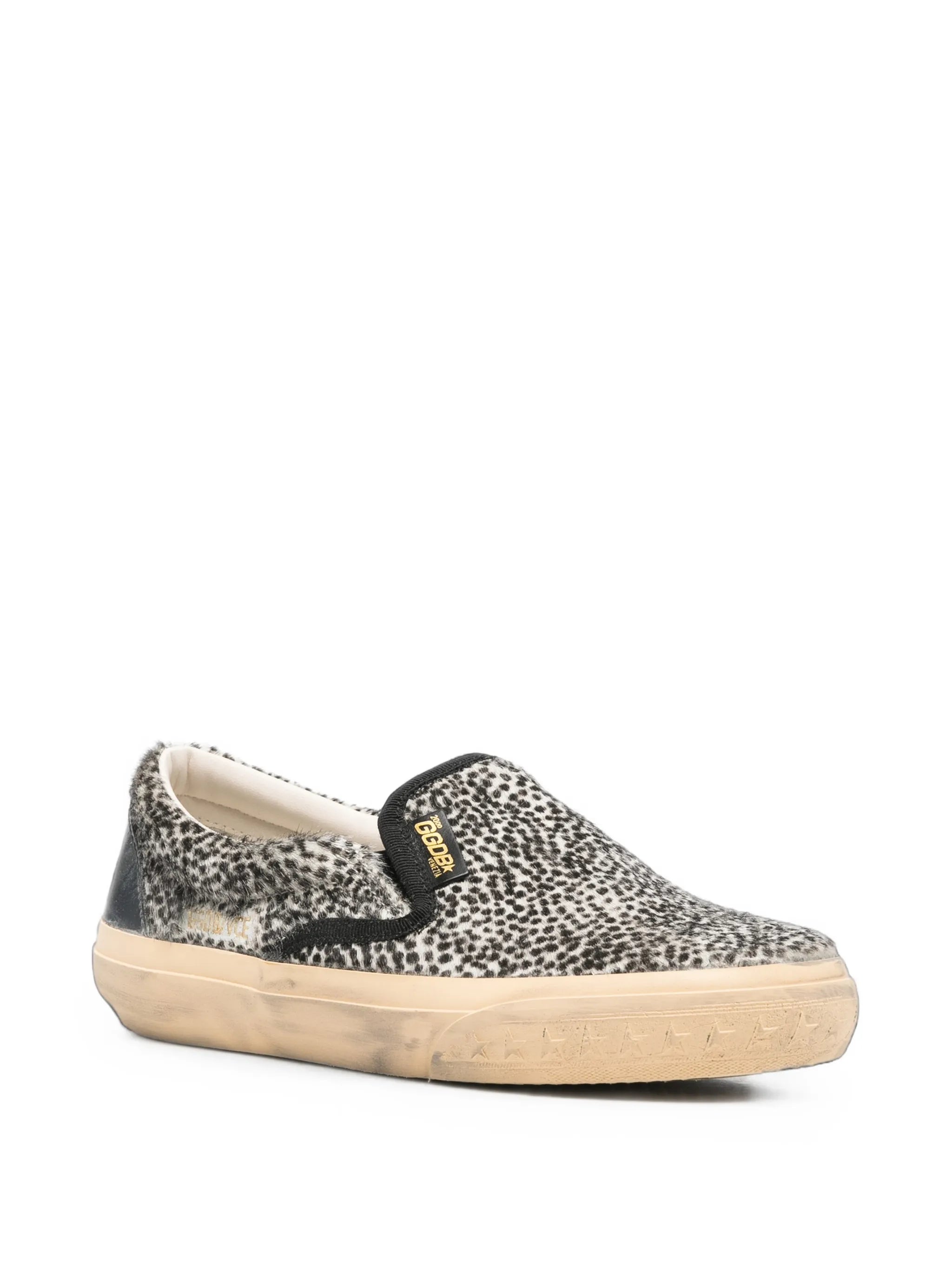 VCE animal-print slip-on sneakers