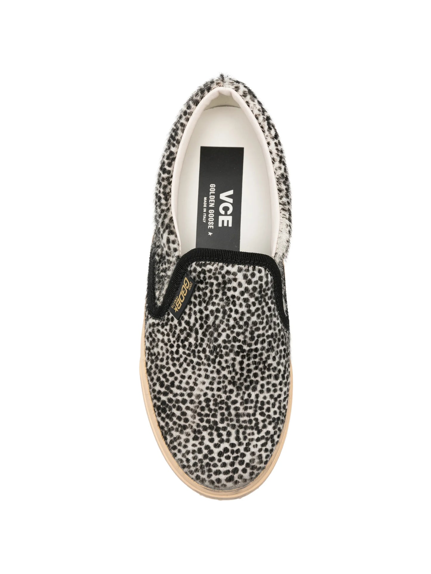 VCE animal-print slip-on sneakers