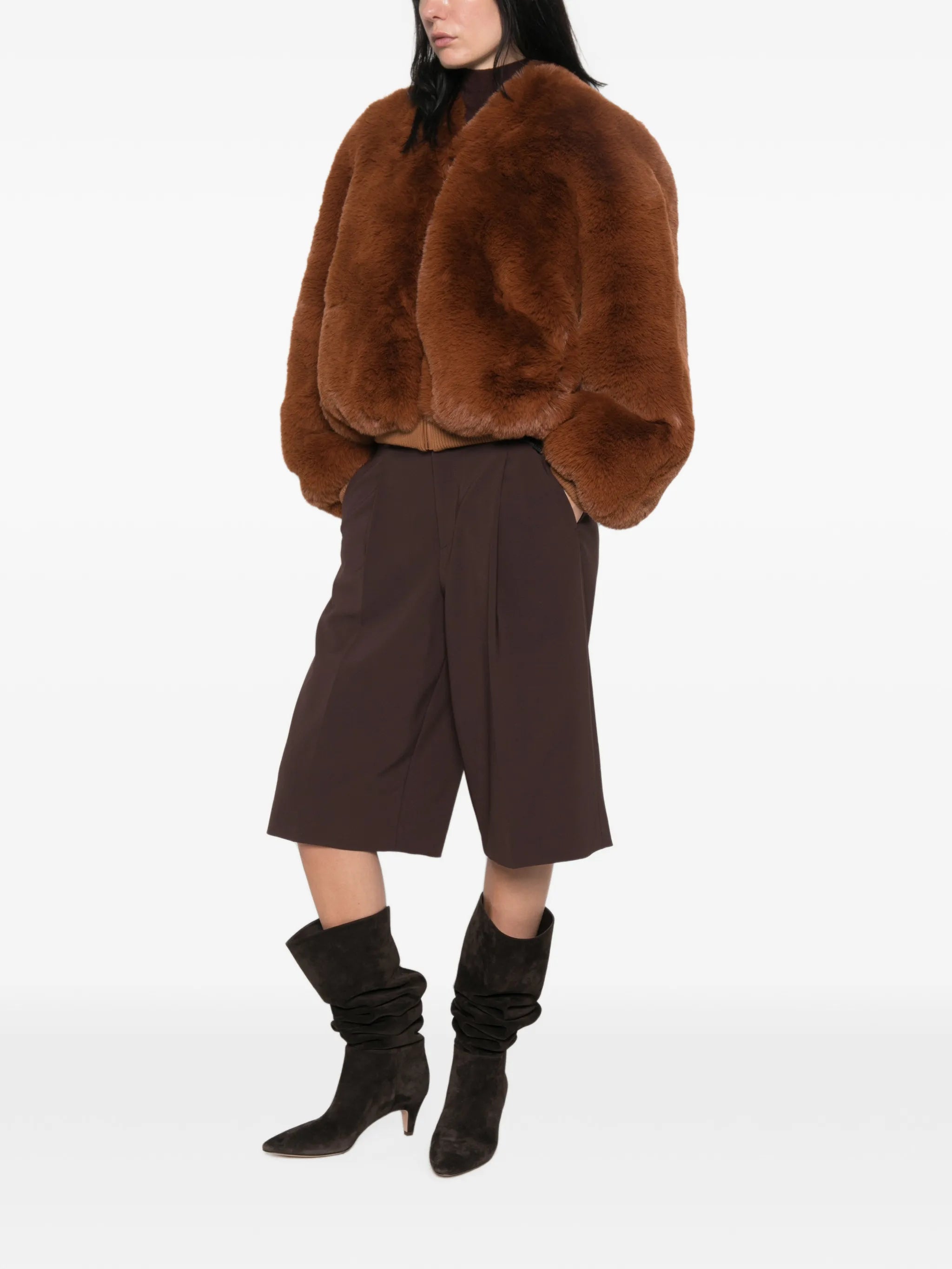 faux-fur jacket