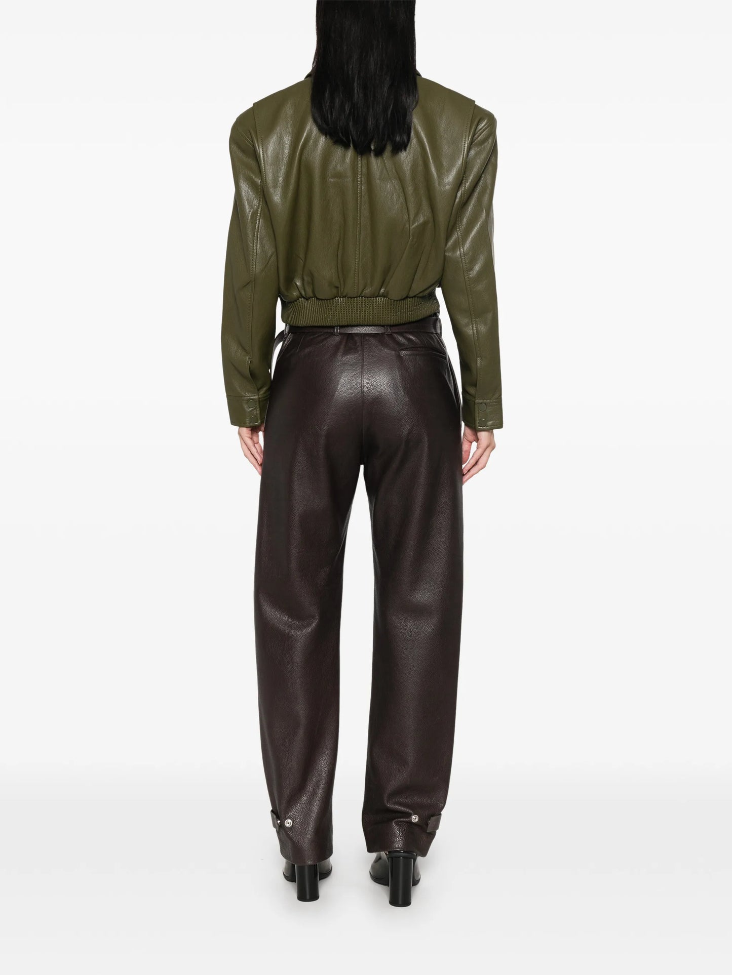 cropped zip-up jacket
