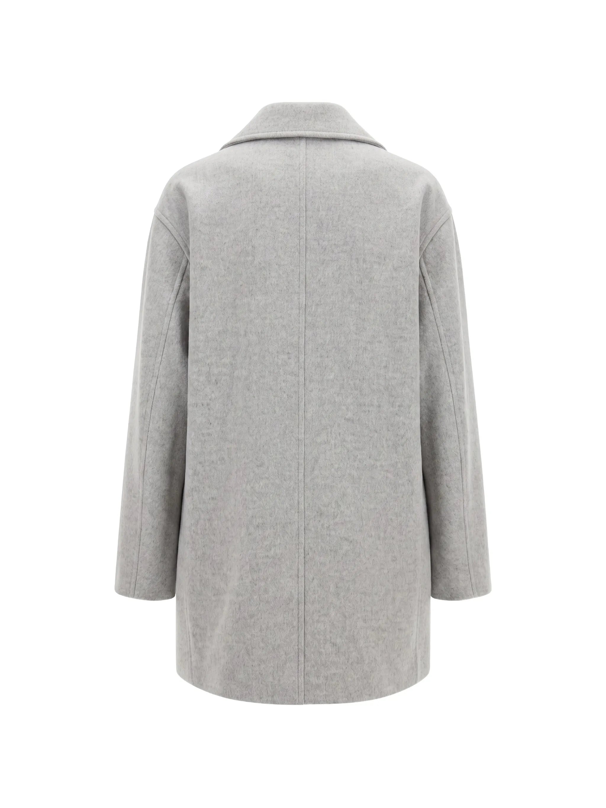 Intrecciato-detail coat