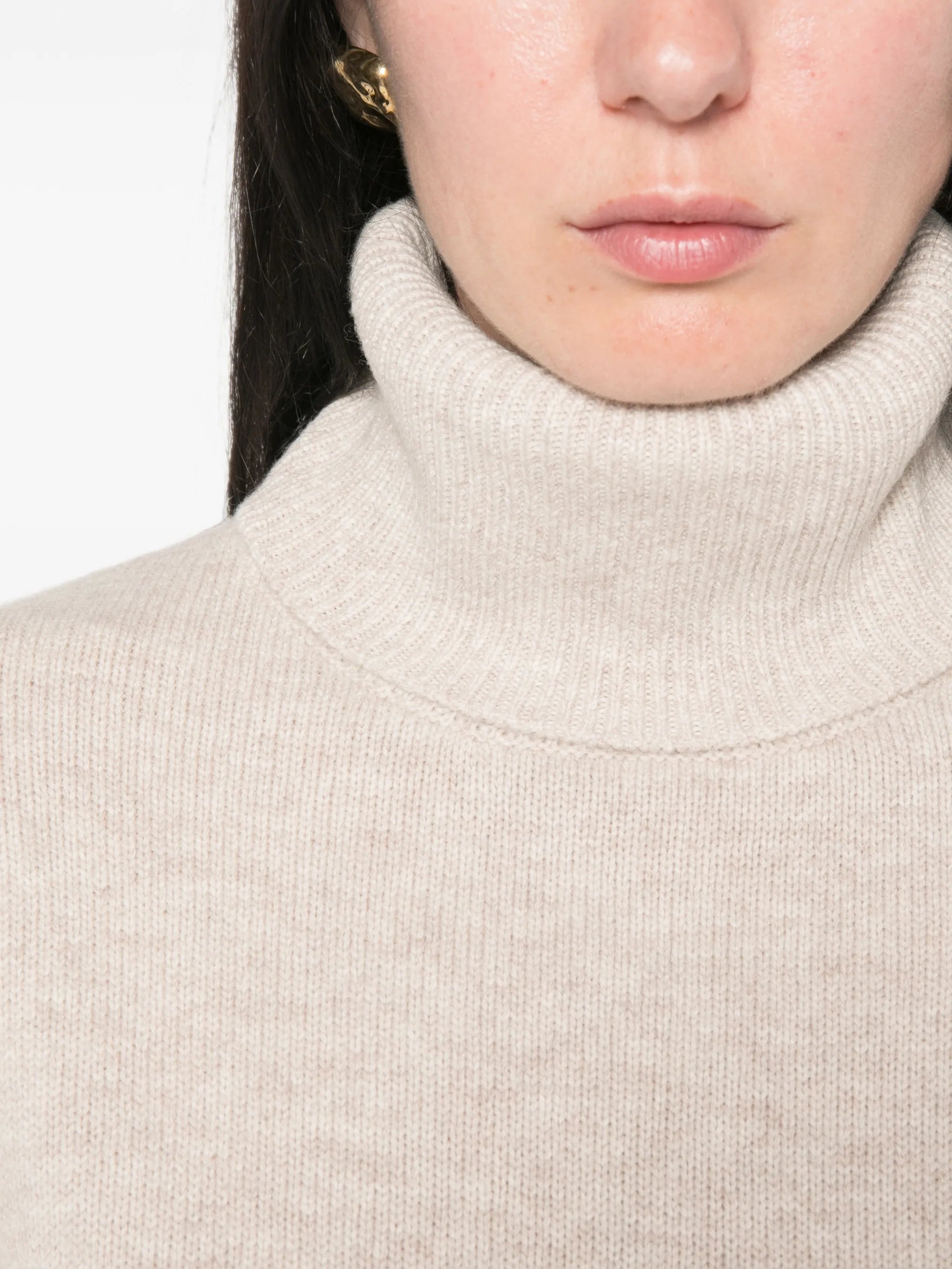 roll-neck sweater
