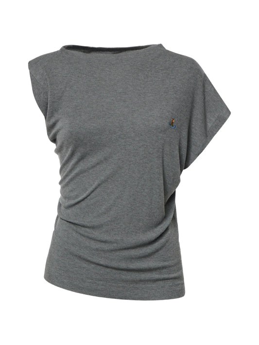 Hebo asymmetric draped top