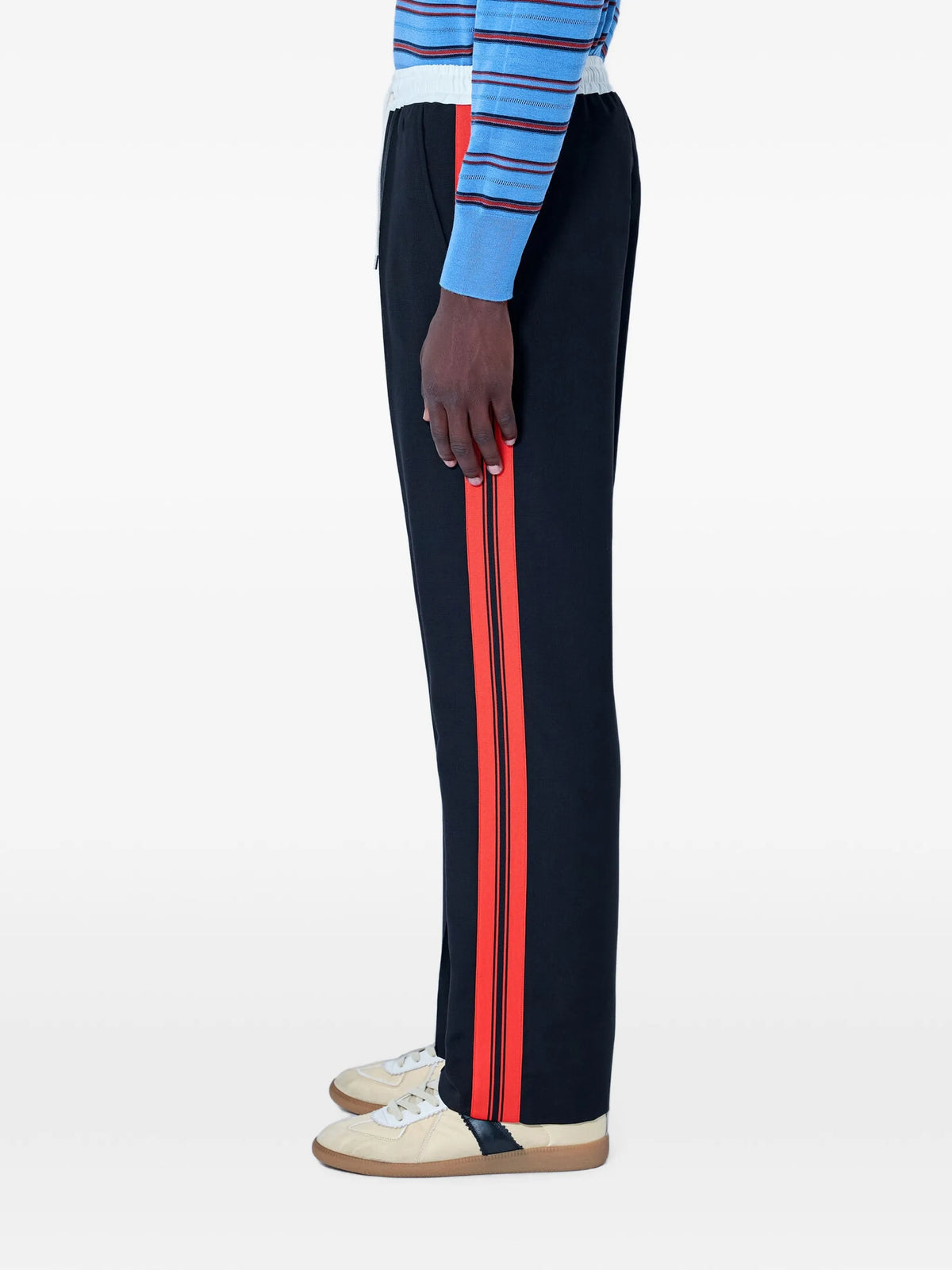 Energy side-stripe track pants