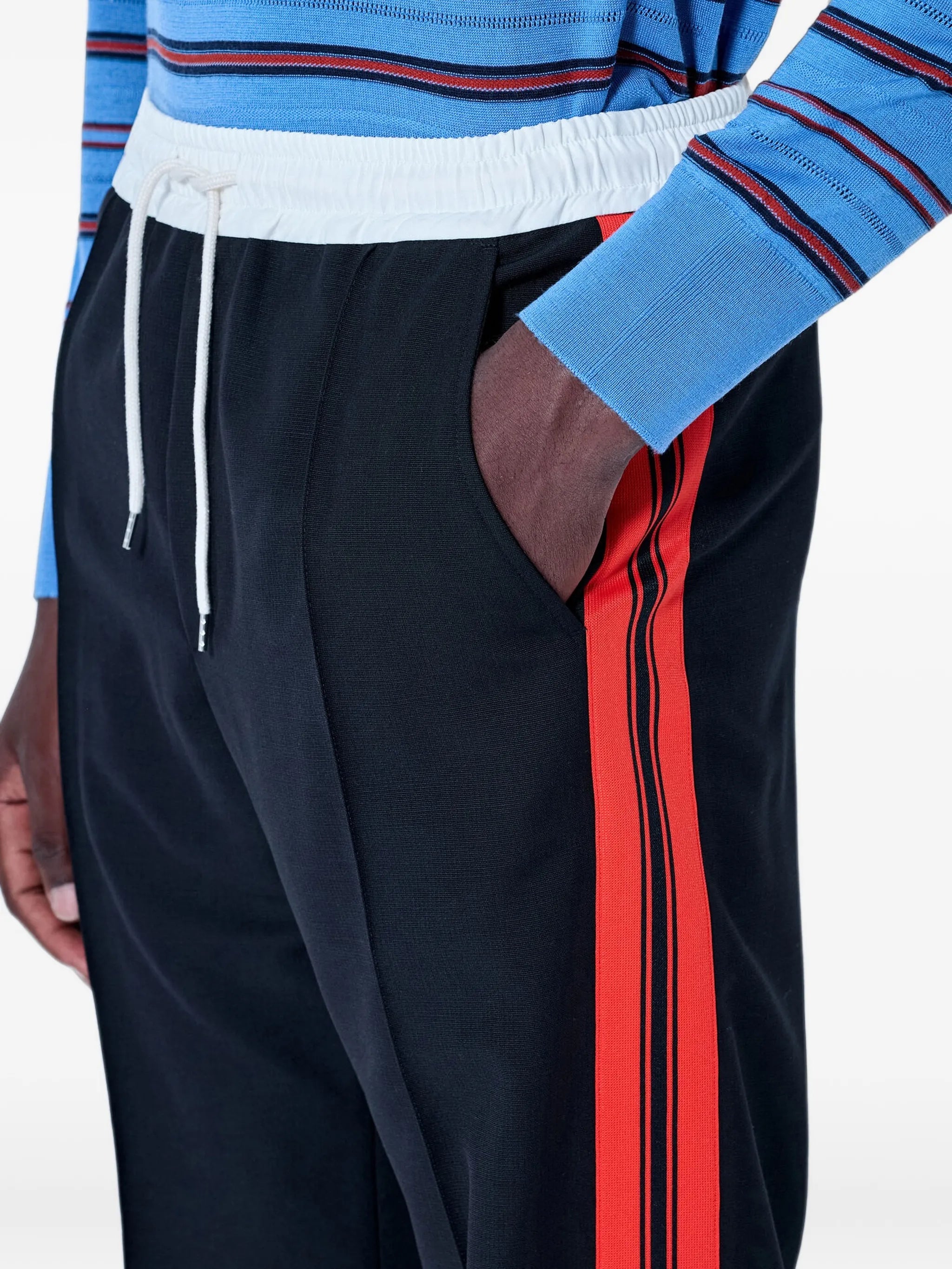 Energy side-stripe track pants