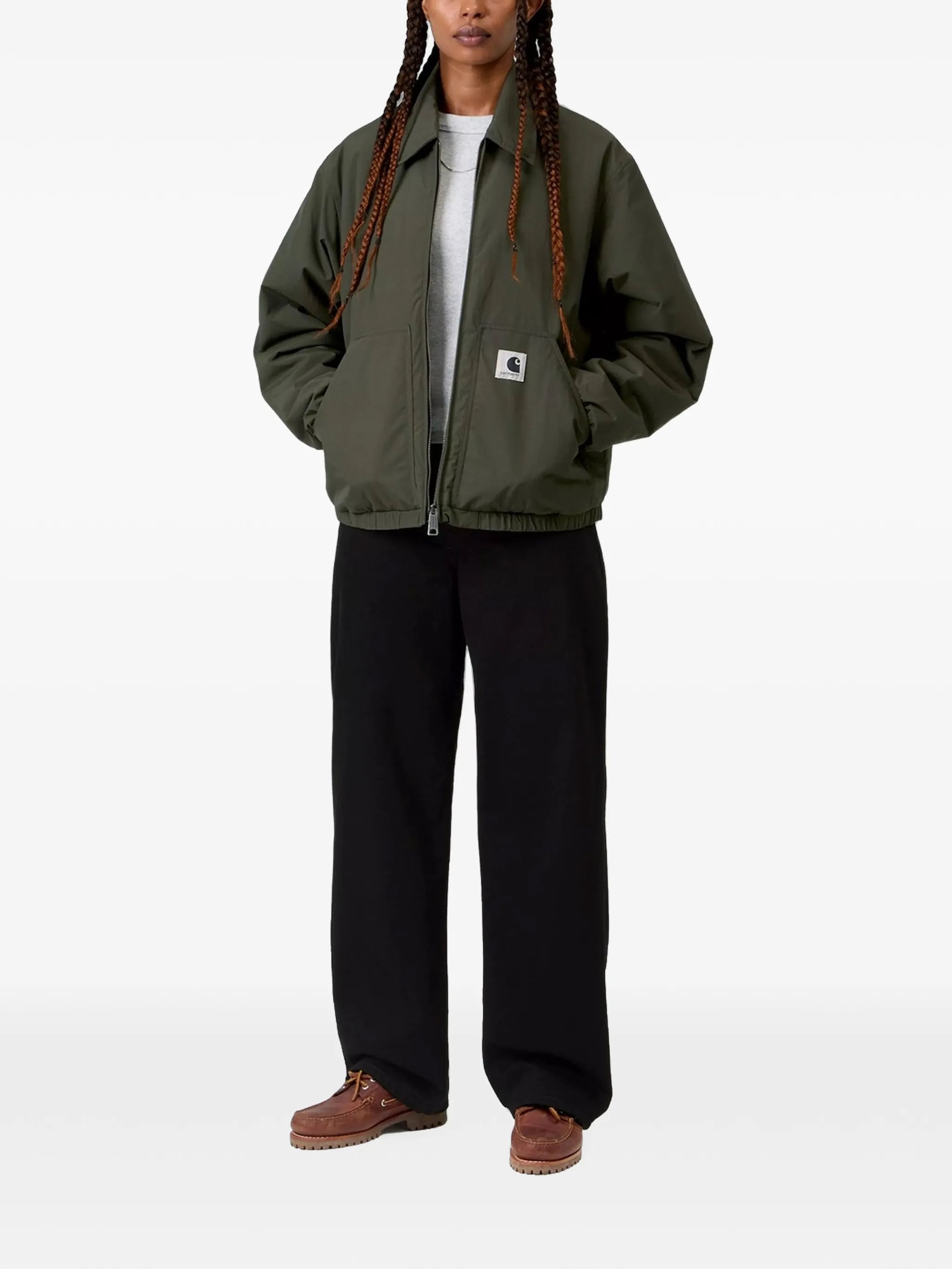 Stanwood logo-patch jacket
