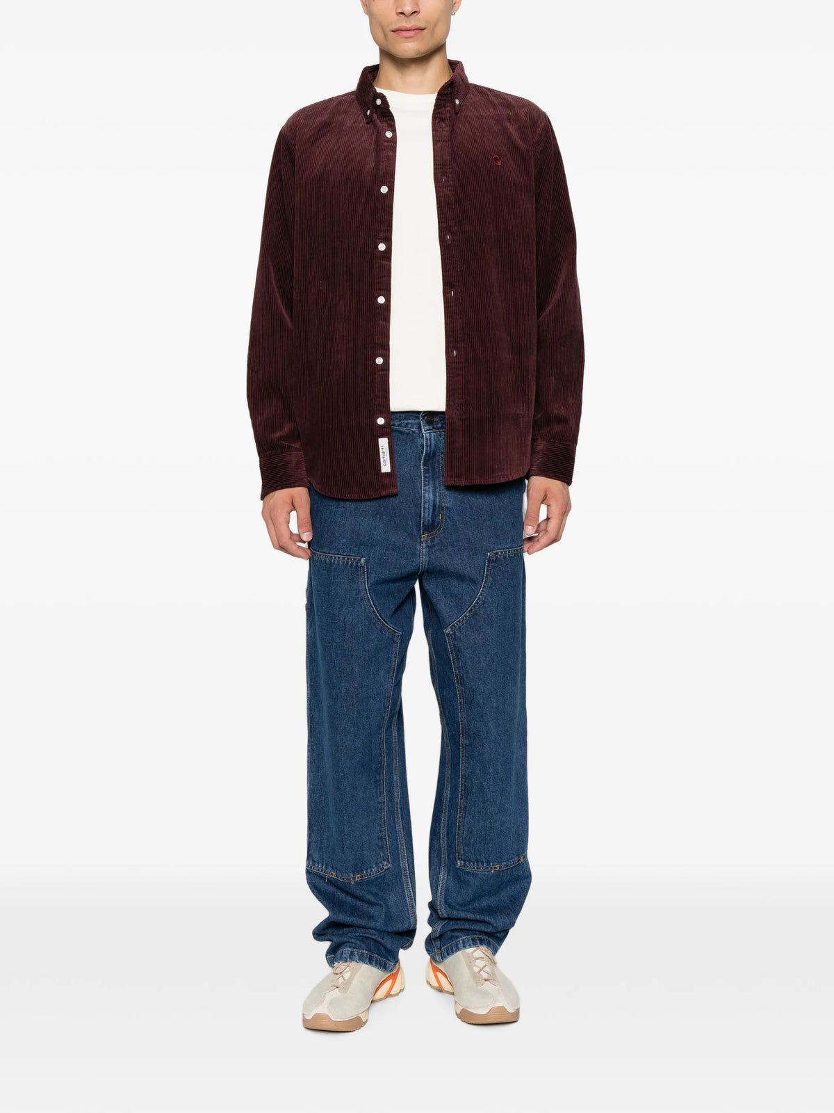corduroy button-down shirt