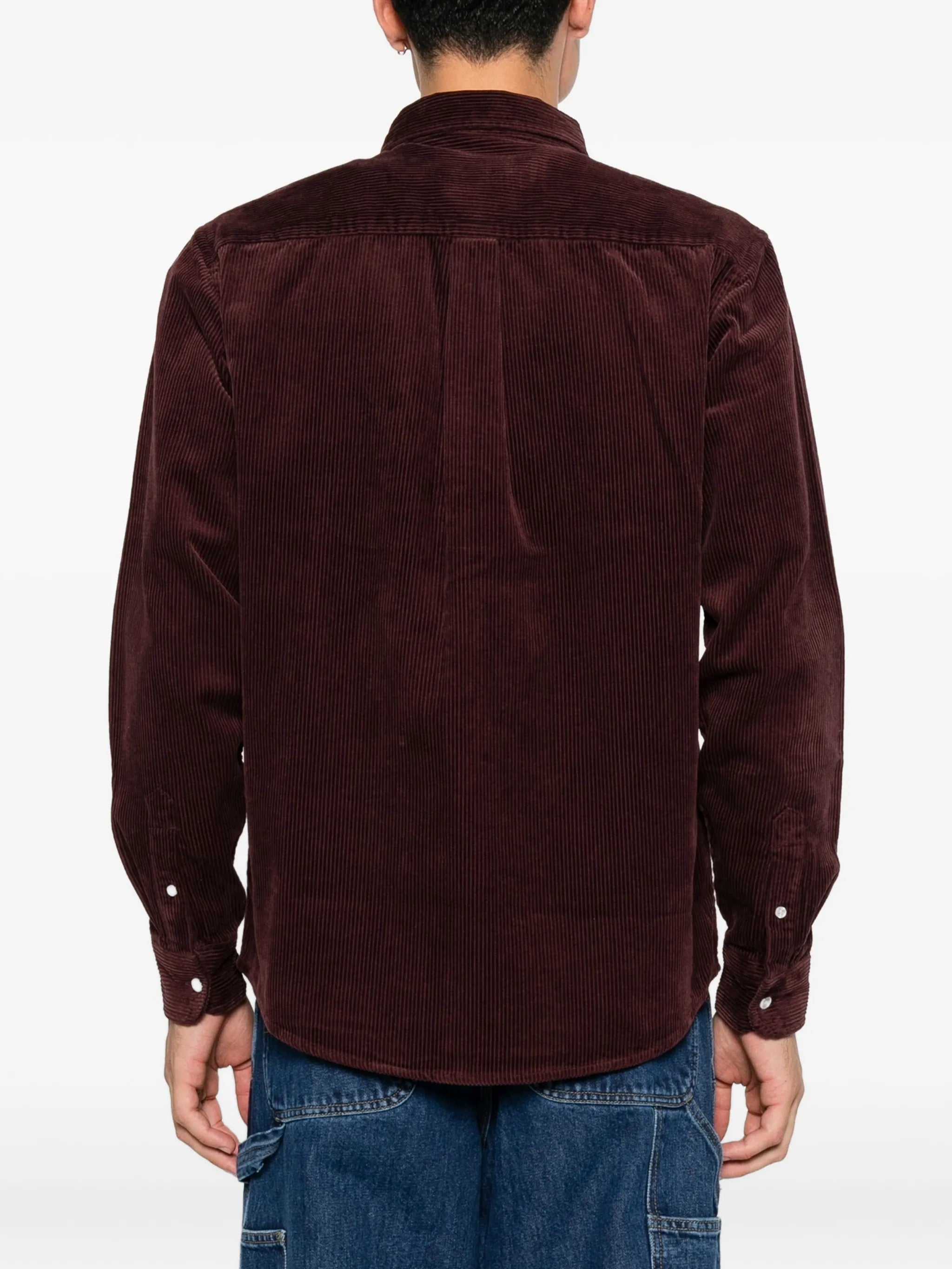 corduroy button-down shirt