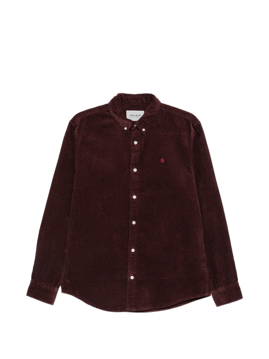 corduroy button-down shirt