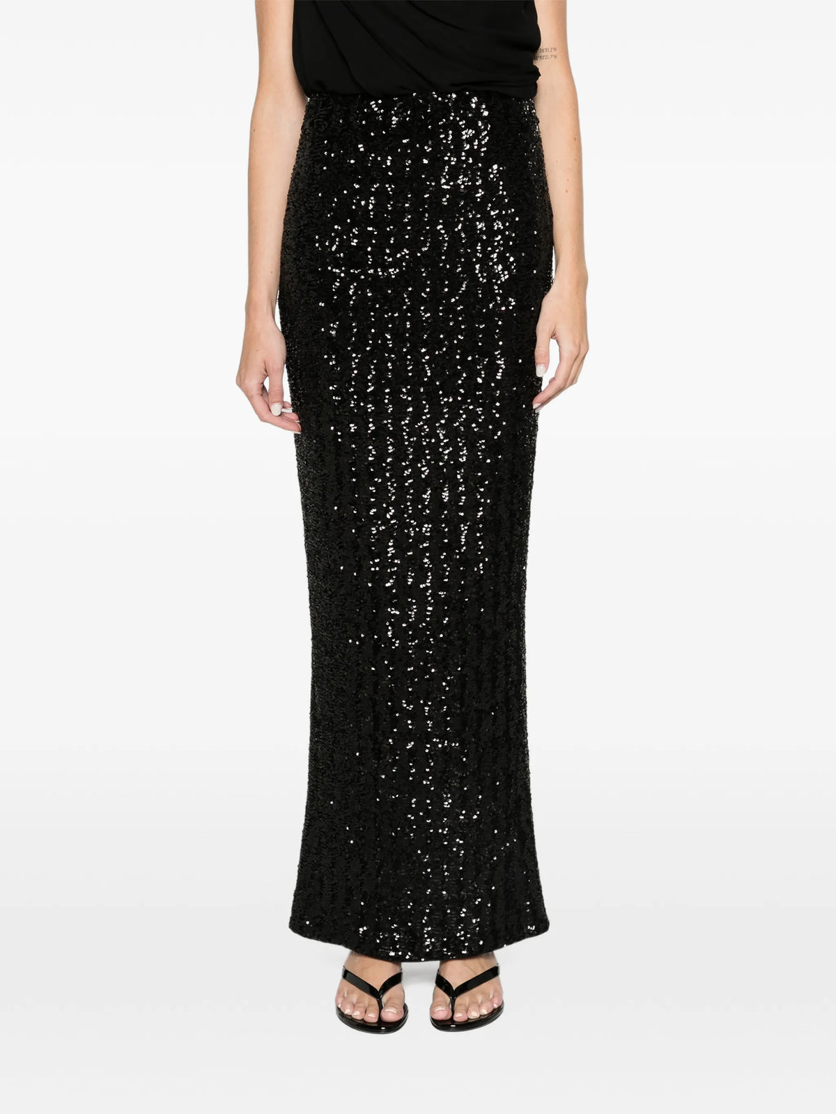 sequin maxi skirt