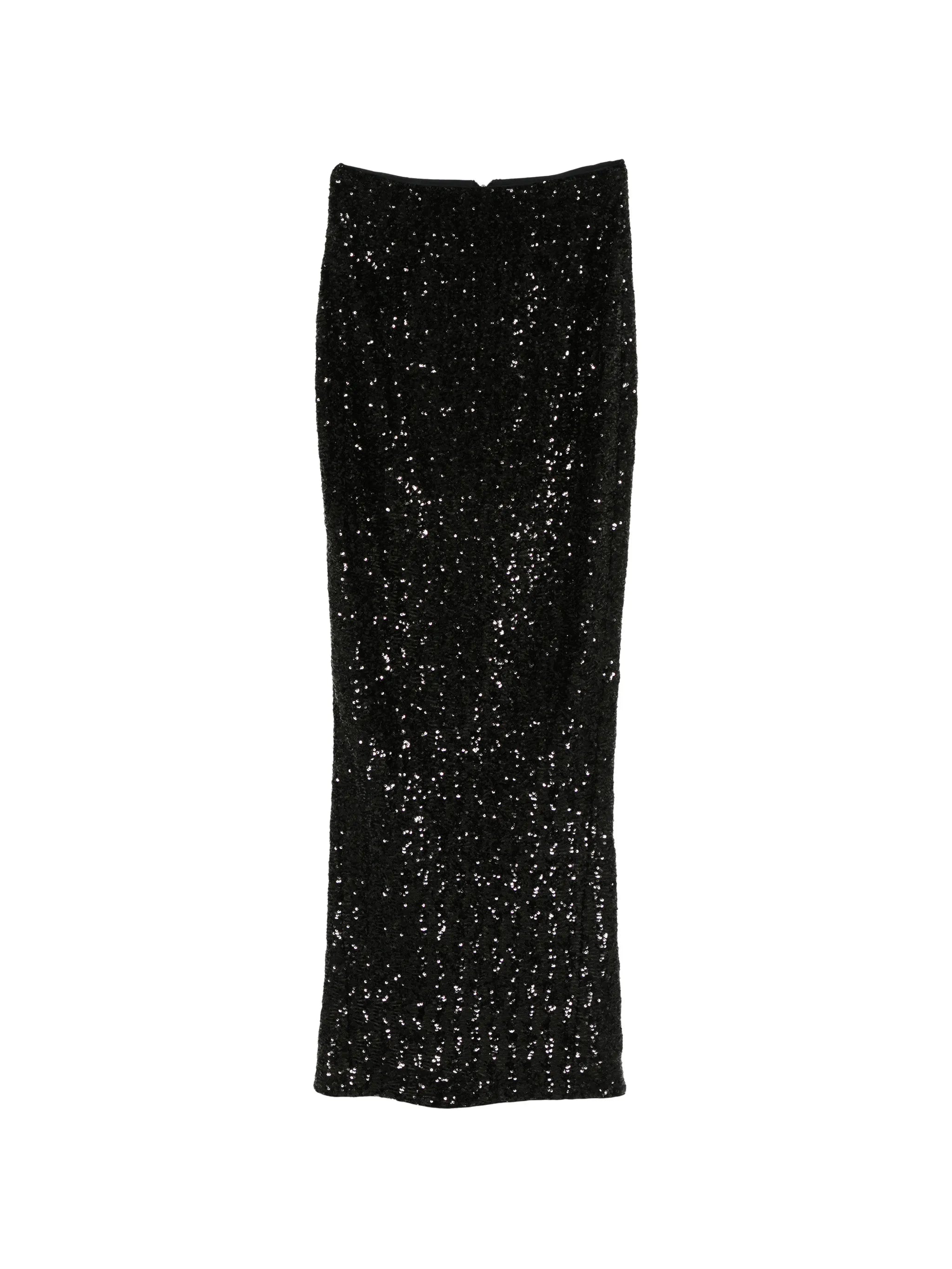 sequin maxi skirt
