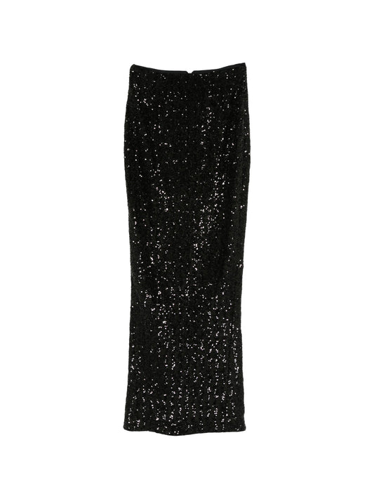 sequin maxi skirt