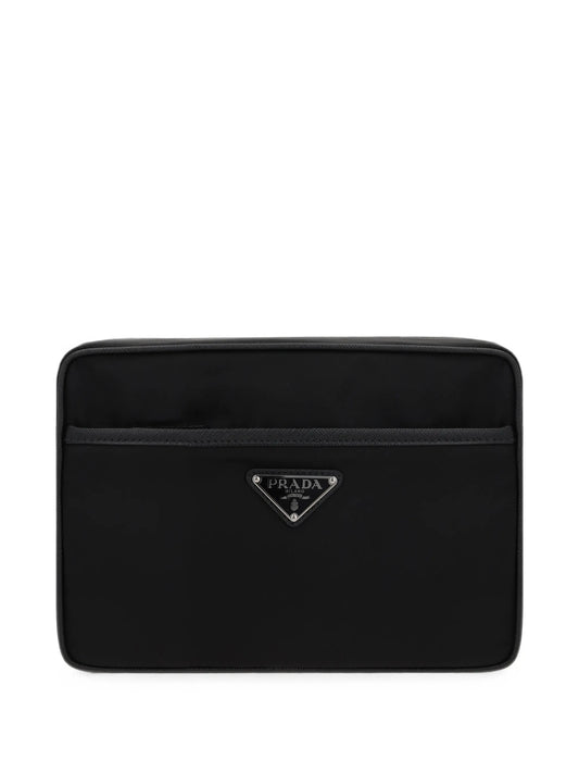 Re-Nylon and Saffiano shoulder bag