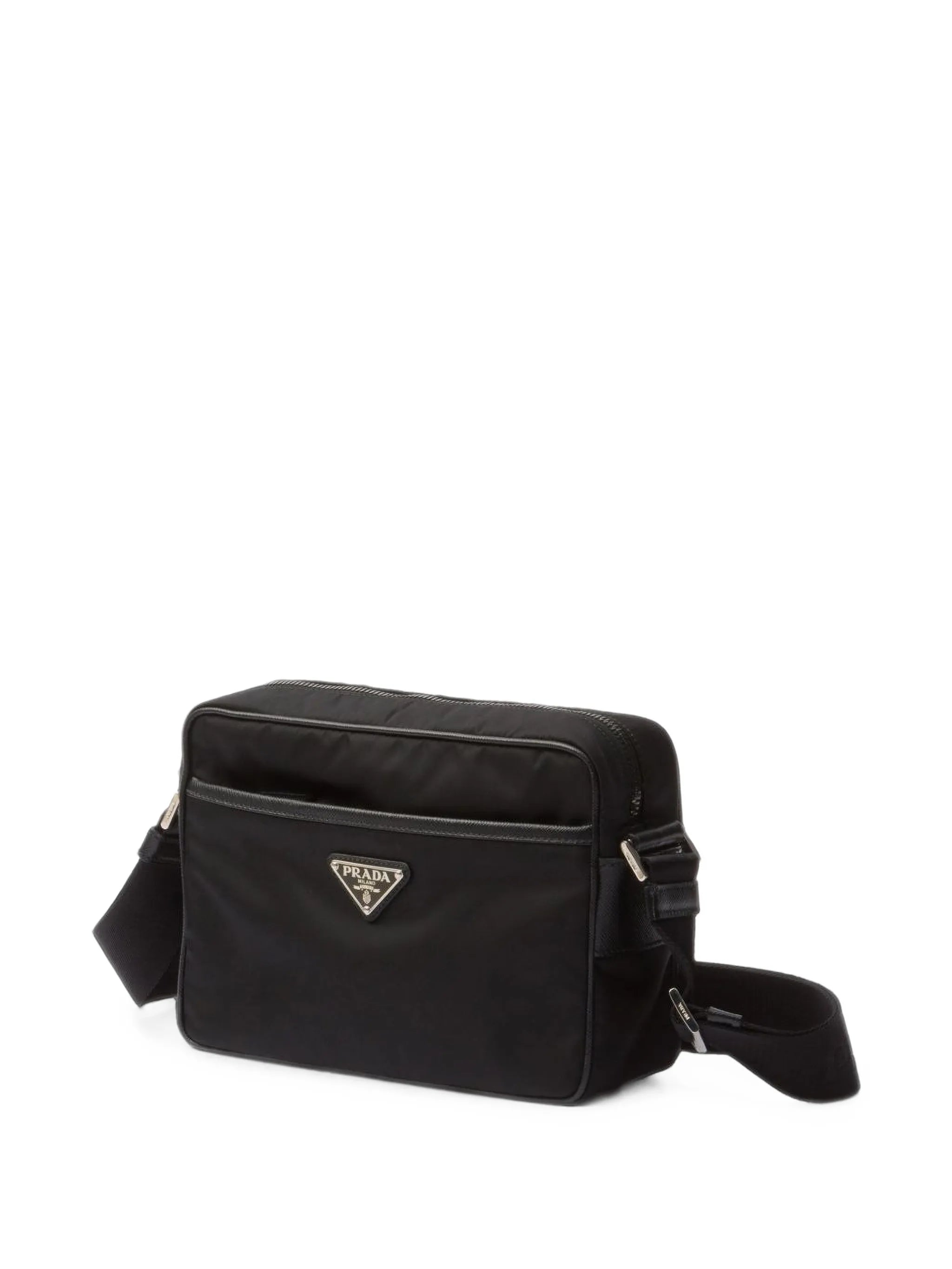 Re-Nylon and Saffiano shoulder bag