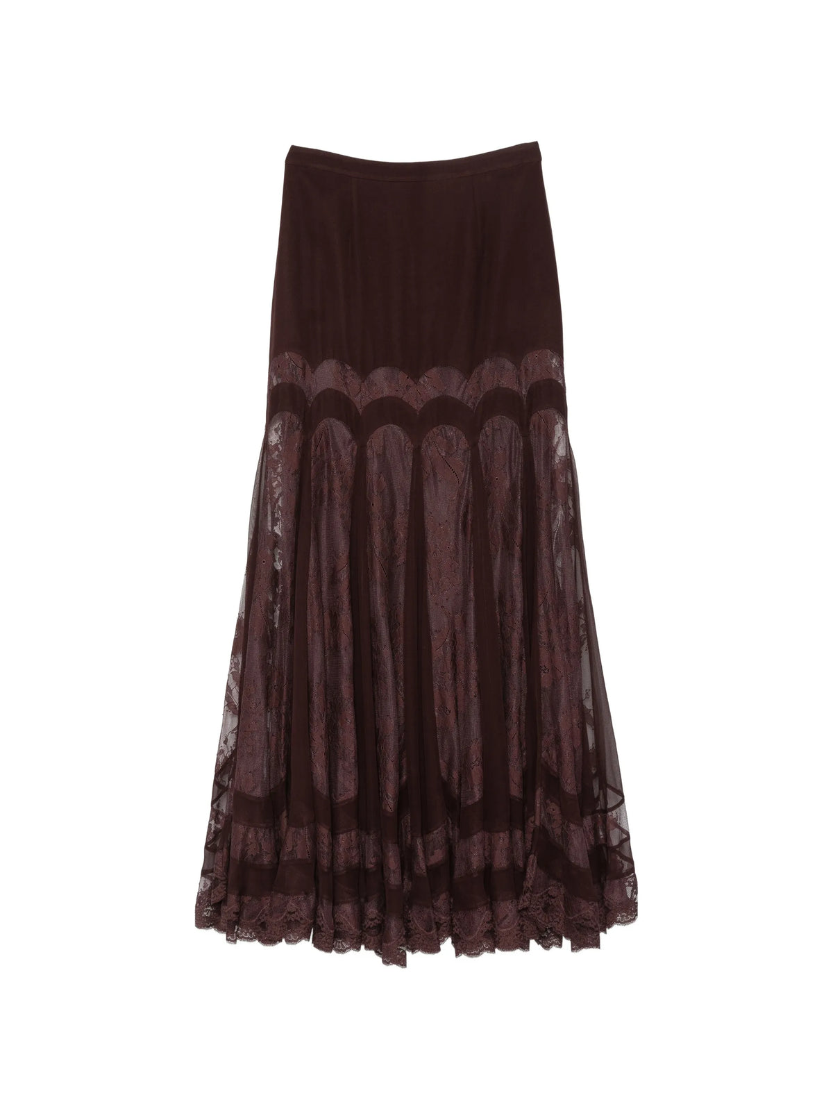 Valiant panelled maxi skirt
